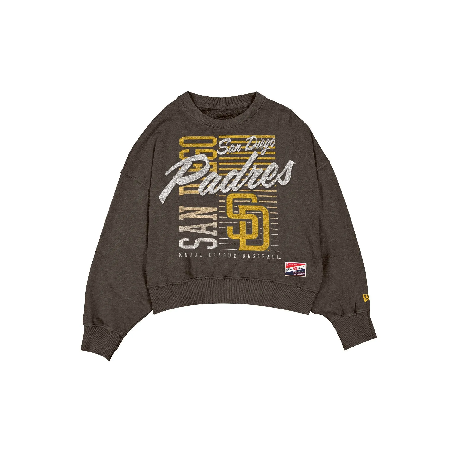 San Diego Padres Throwback Women's Washed Crewneck sold by New Era