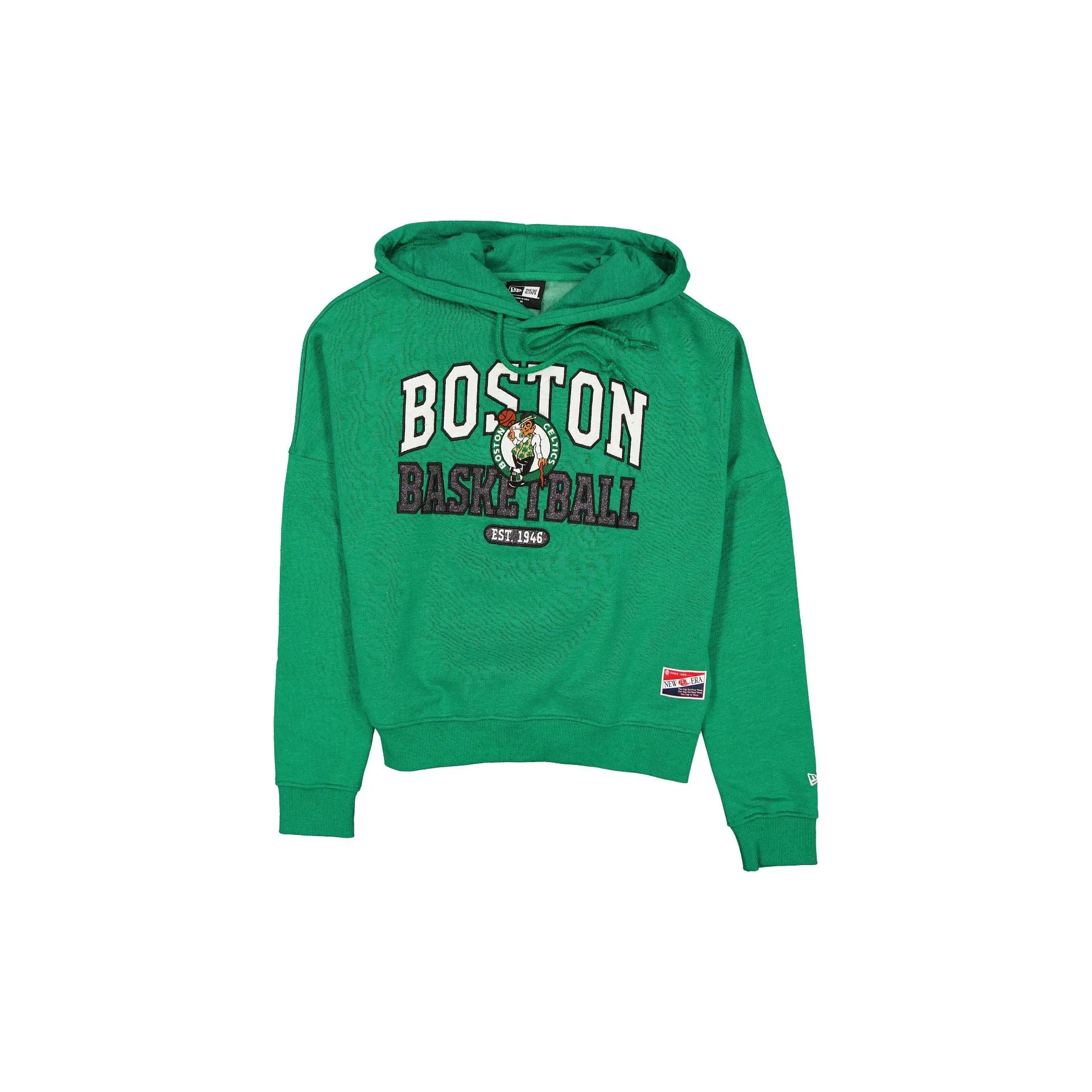Boston Celtics Throwback Women's Glitter Hoodie sold by New Era