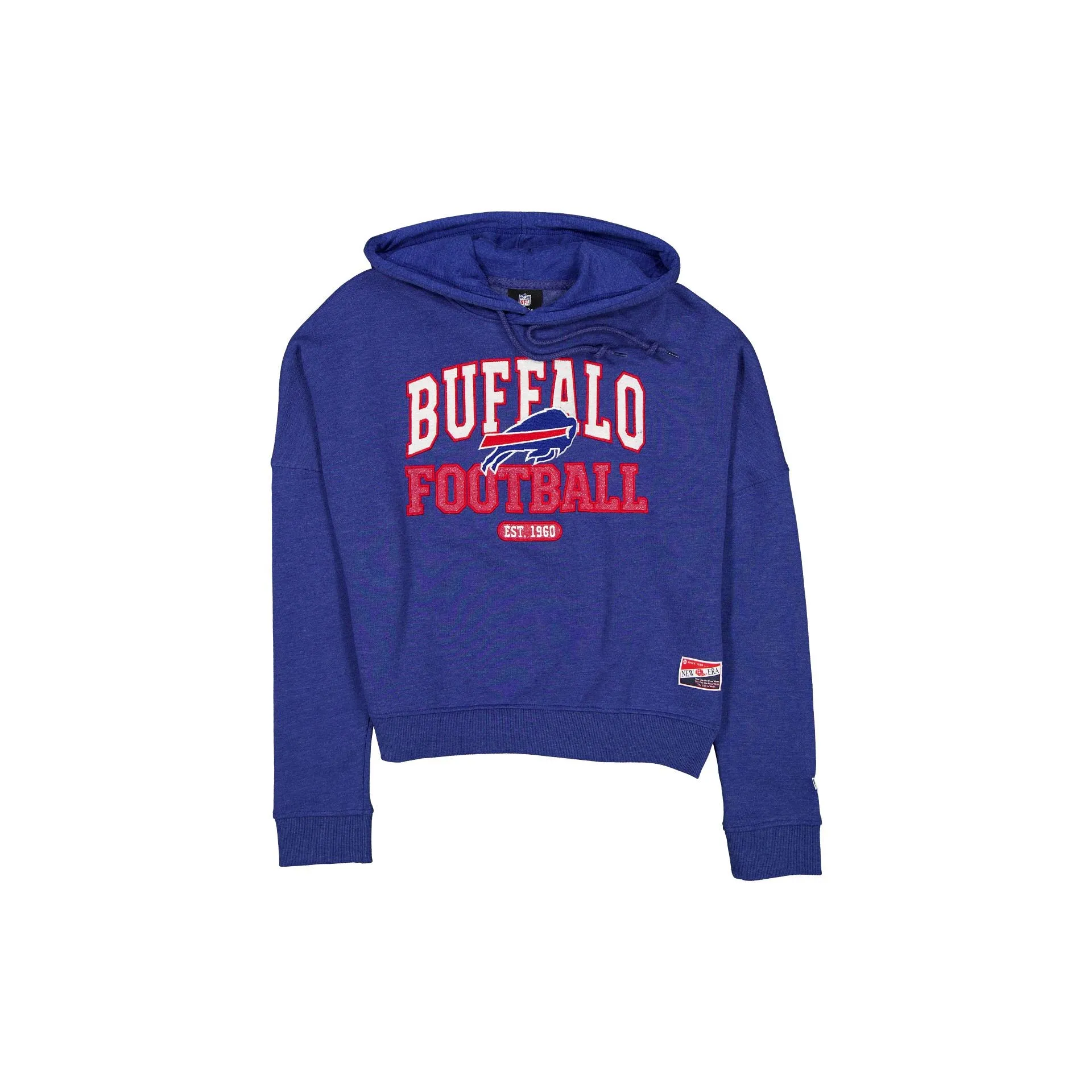 Buffalo Bills Throwback Women's Glitter Hoodie sold by New Era