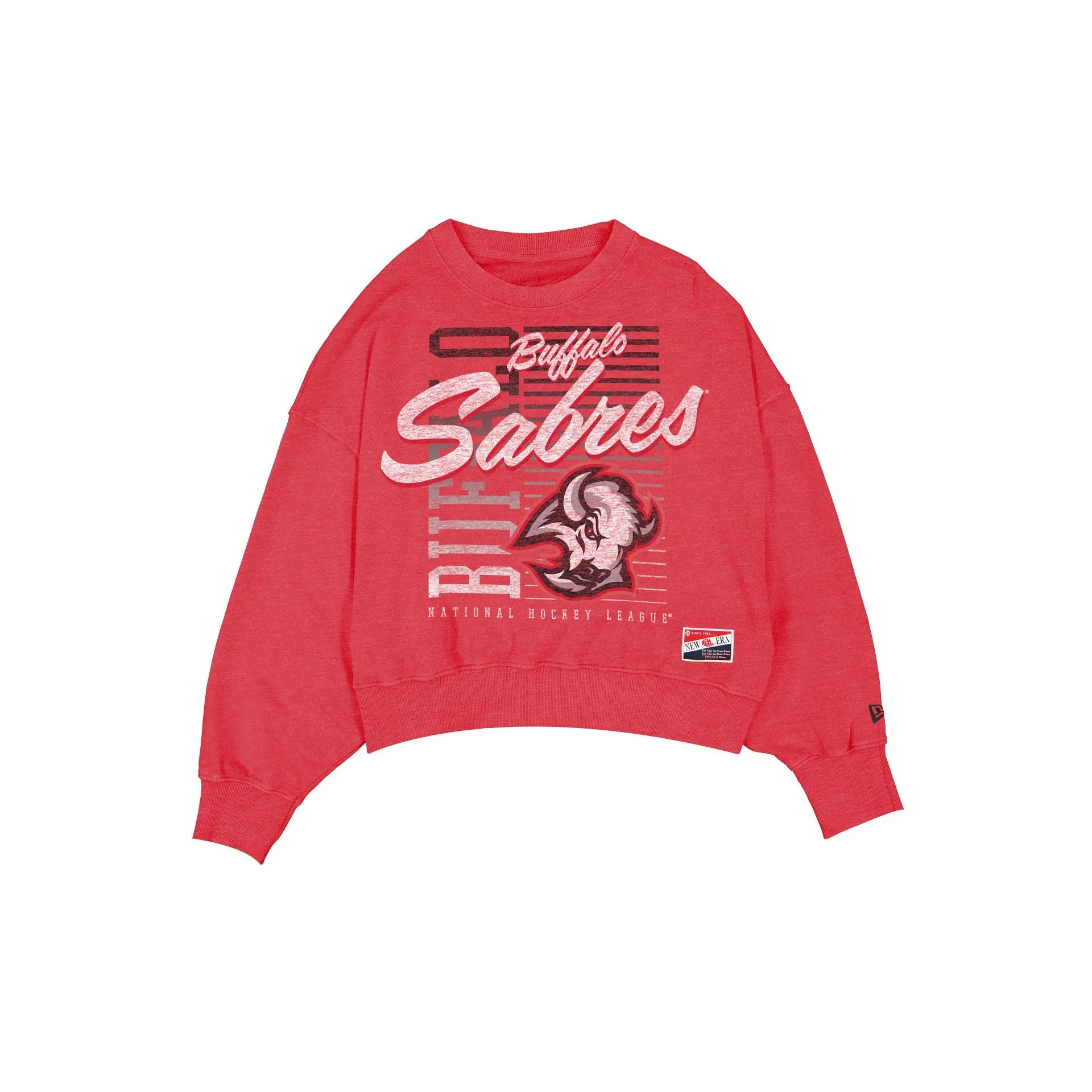 Buffalo Sabres Throwback Women's Washed Crewneck sold by New Era