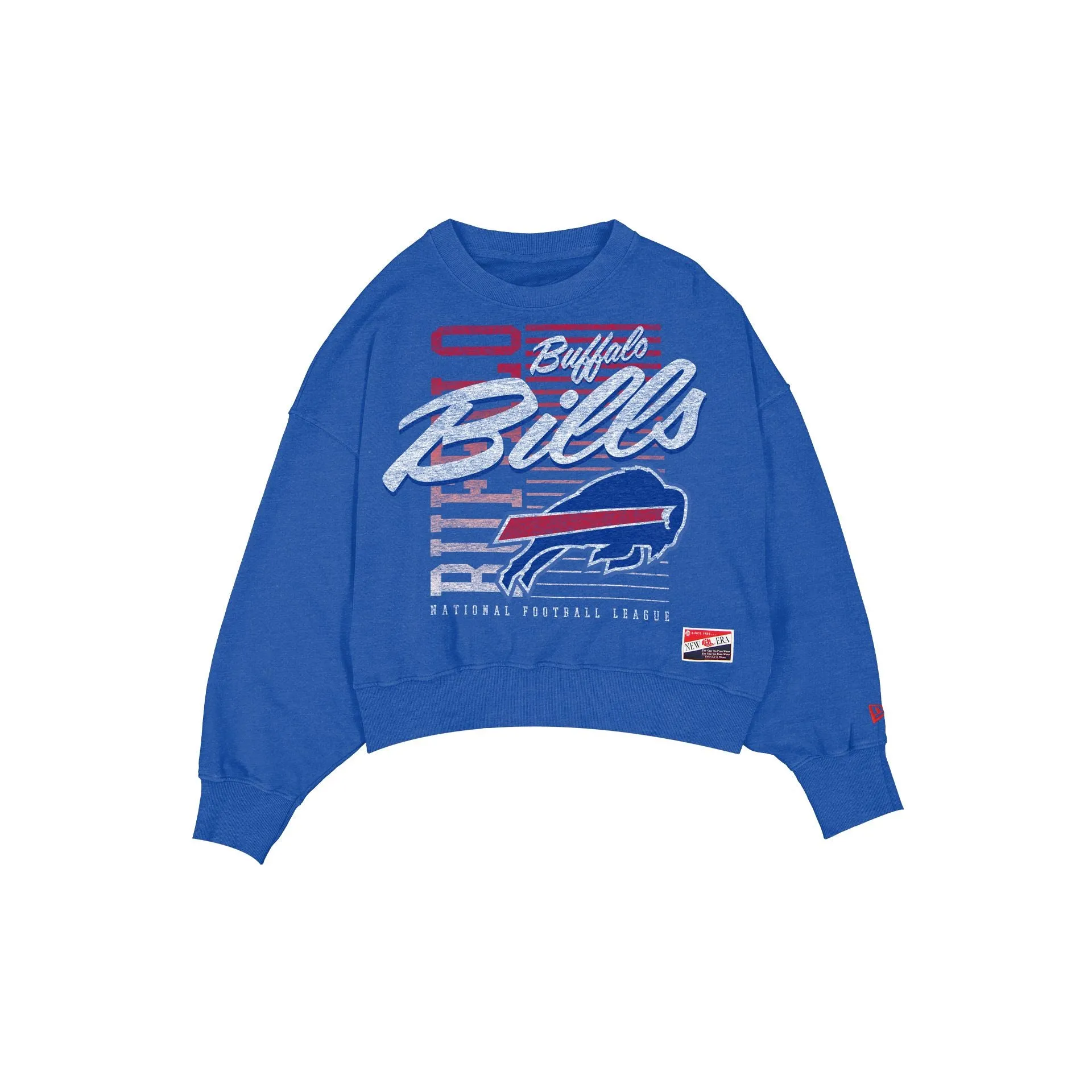 Buffalo Bills Throwback Women's Washed Crewneck sold by New Era