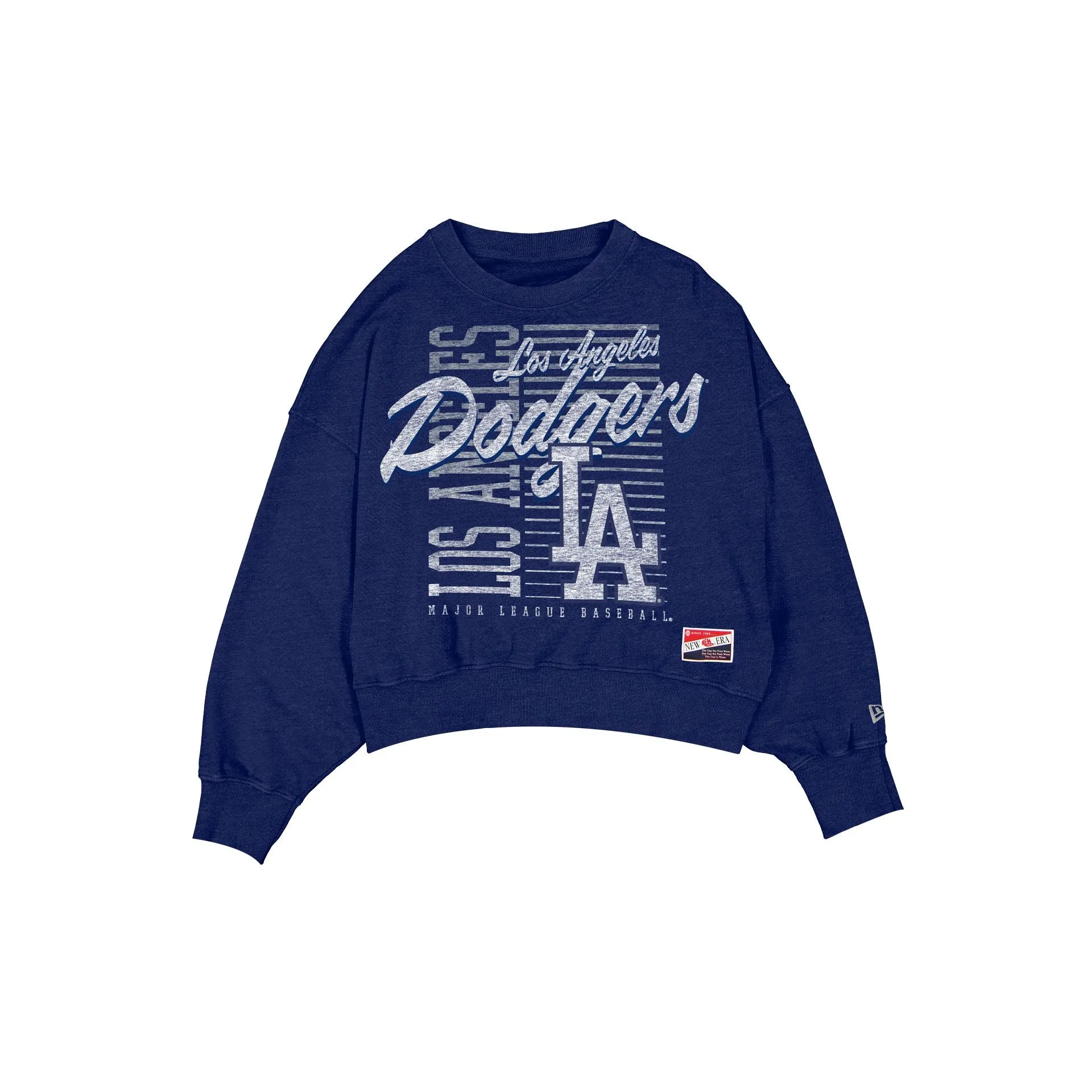 Los Angeles Dodgers Throwback Women's Washed Crewneck sold by New Era