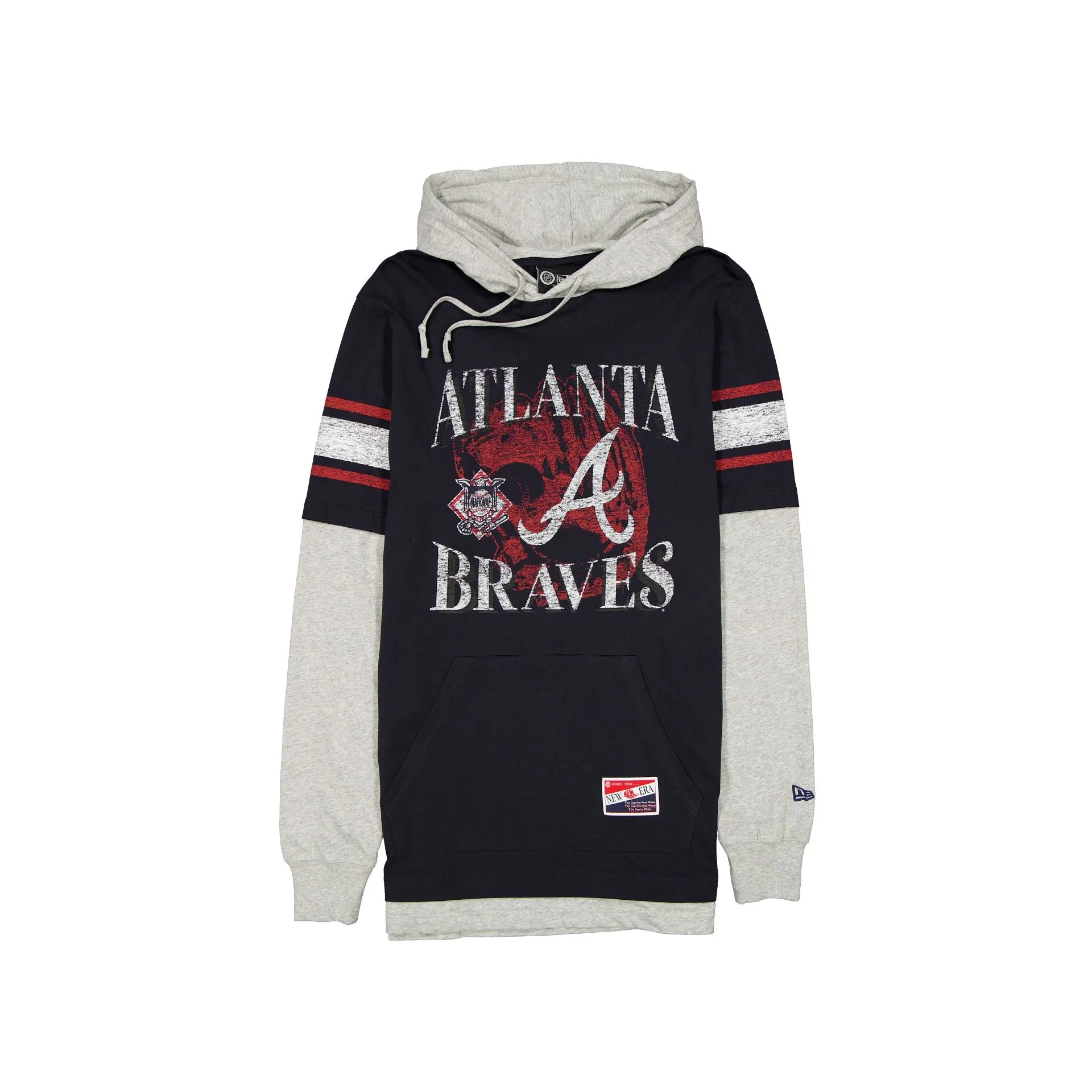 Atlanta Braves Twofer Throwback Hoodie sold by New Era