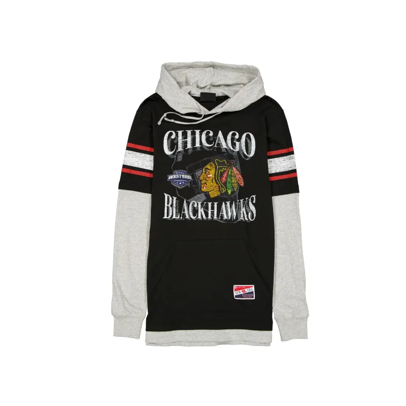 Chicago Blackhawks Twofer Throwback Hoodie sold by New Era