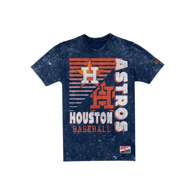 Houston Astros Throwback Washed T-Shirt sold by New Era