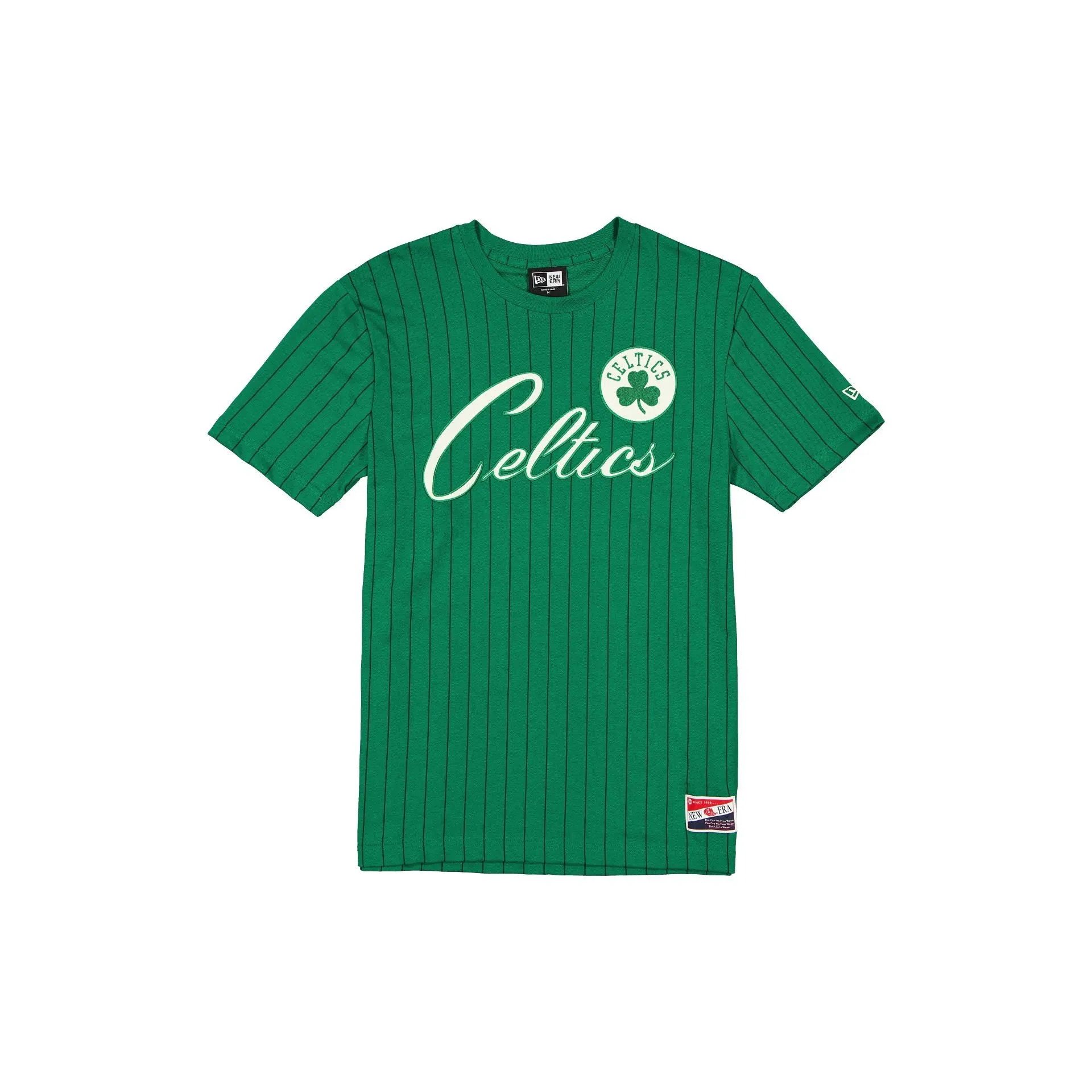 Boston Celtics Throwback Retro Pinstripe T-Shirt sold by New Era