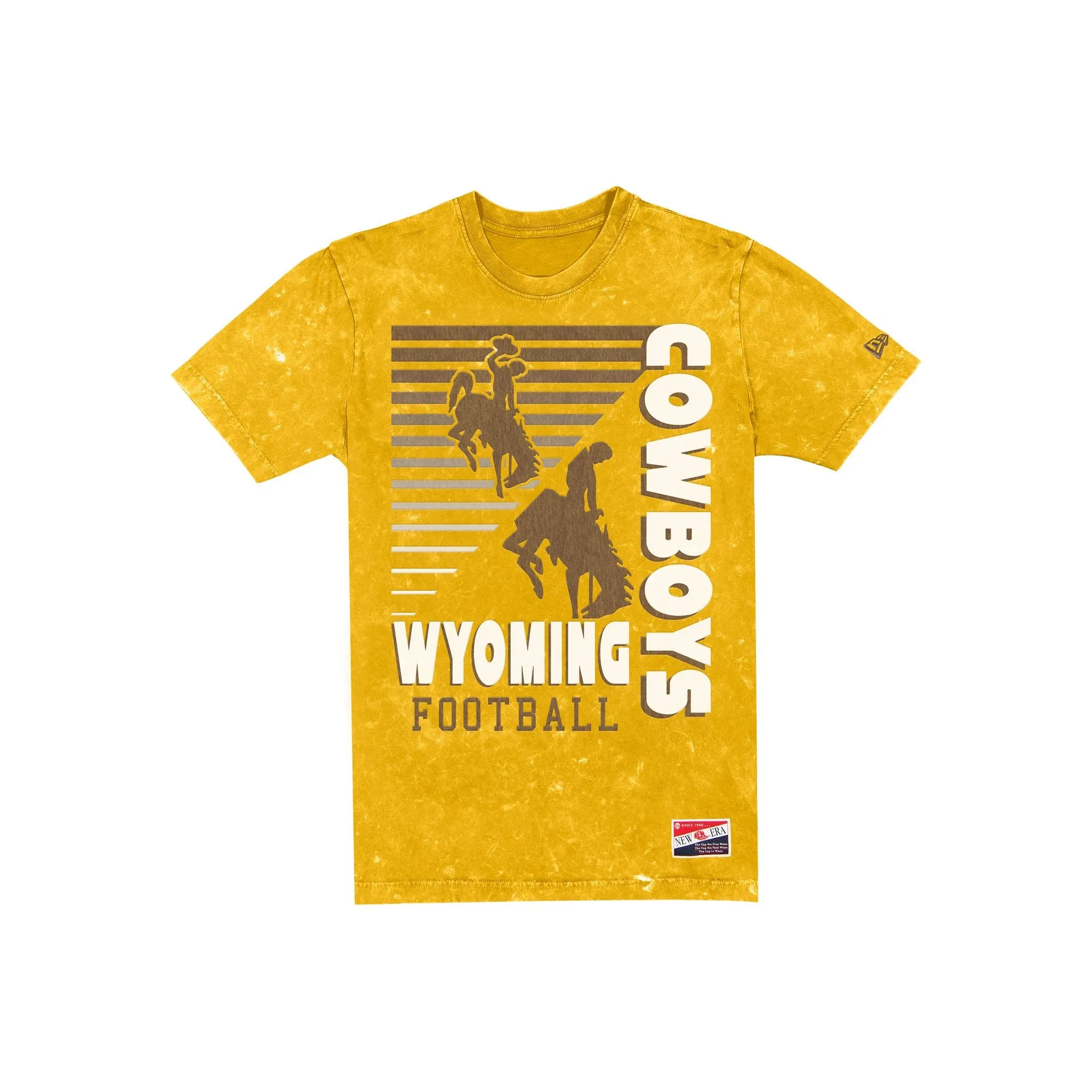 Wyoming Cowboys Throwback Washed T-Shirt sold by New Era