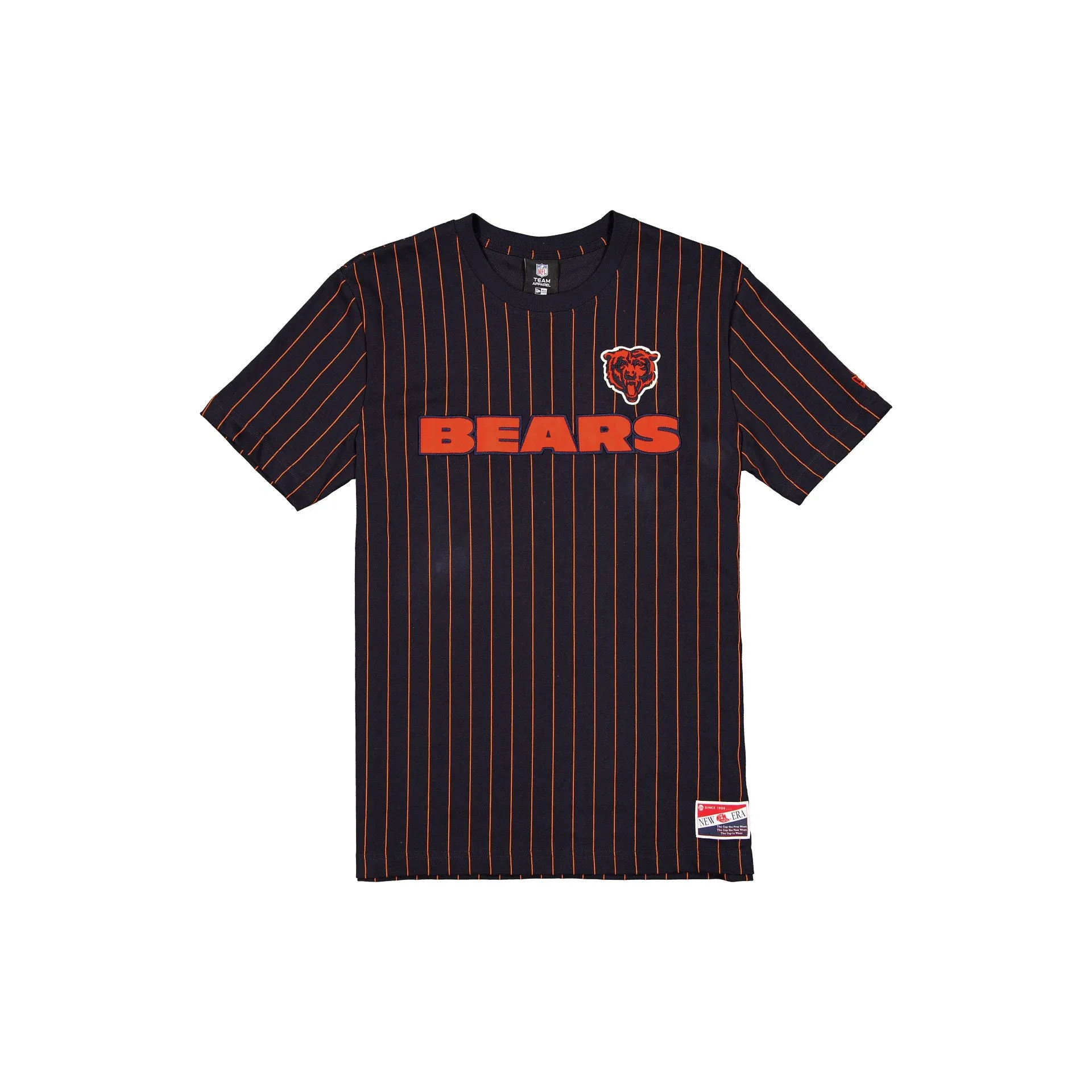 Chicago Bears Throwback Retro Pinstripe T-Shirt sold by New Era