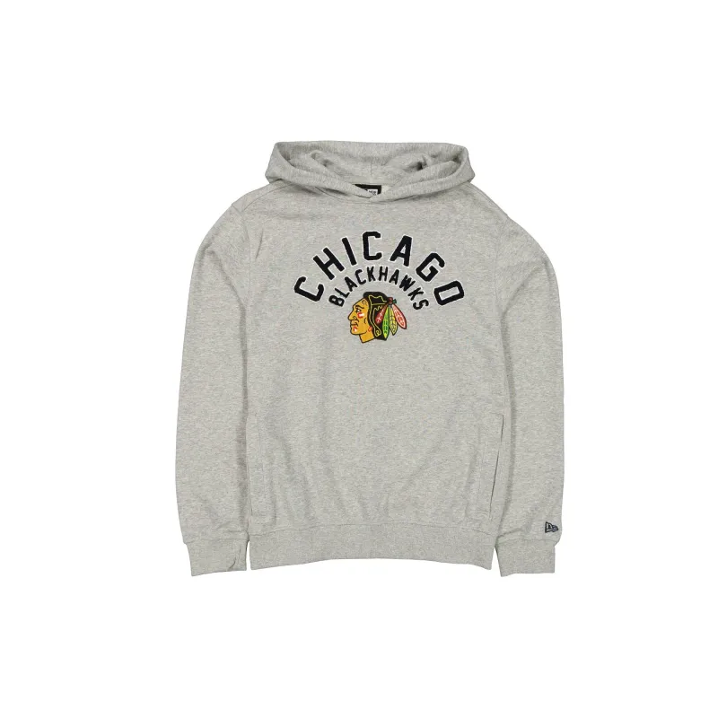 Chicago Blackhawks Sport Night Heather Gray Hoodie sold by New Era
