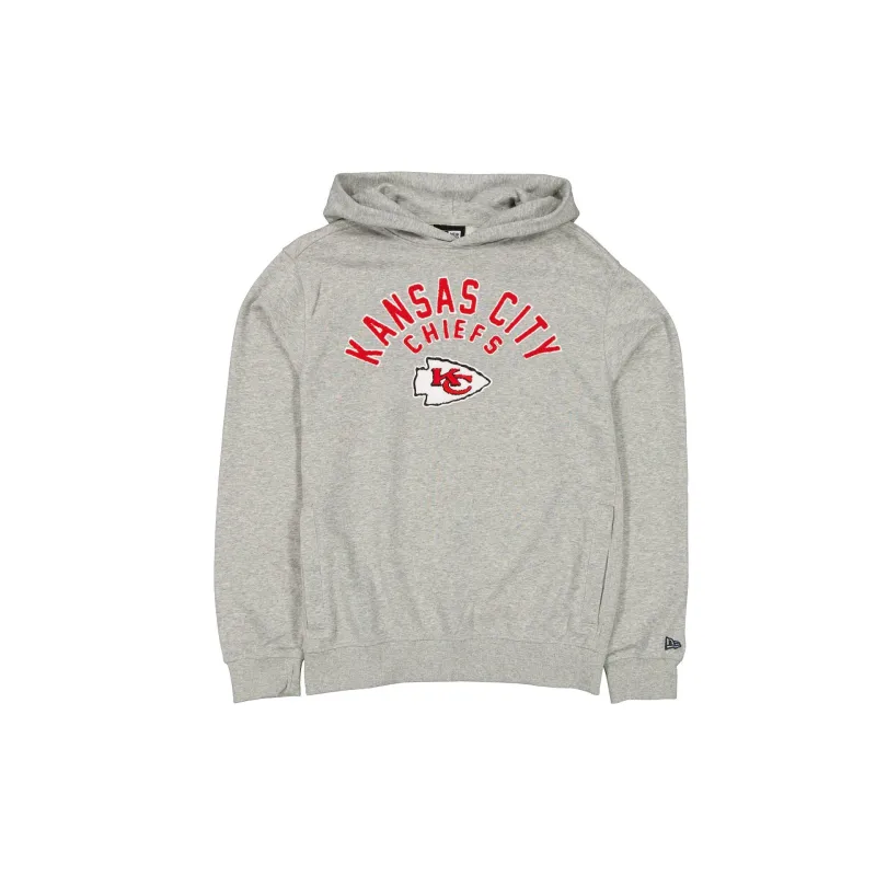 Kansas City Chiefs Sport Night Heather Gray Hoodie sold by New Era