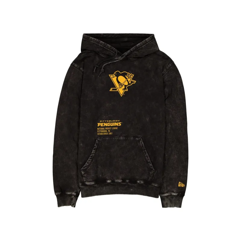 Pittsburgh Penguins Sport Night Black Hoodie sold by New Era