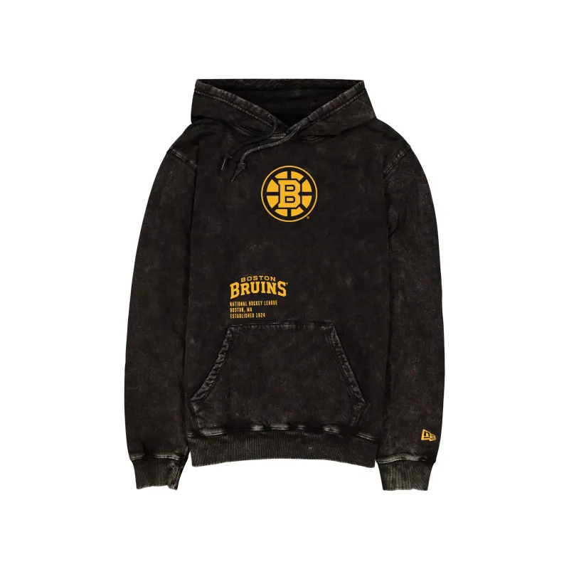 Boston Bruins Sport Night Black Hoodie sold by New Era