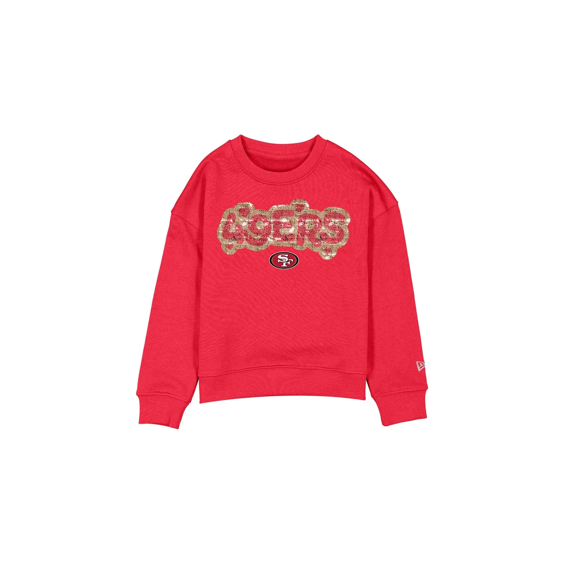 San Francisco 49ers Flip Sequin Girls Crewneck sold by New Era product image thumbnail 3