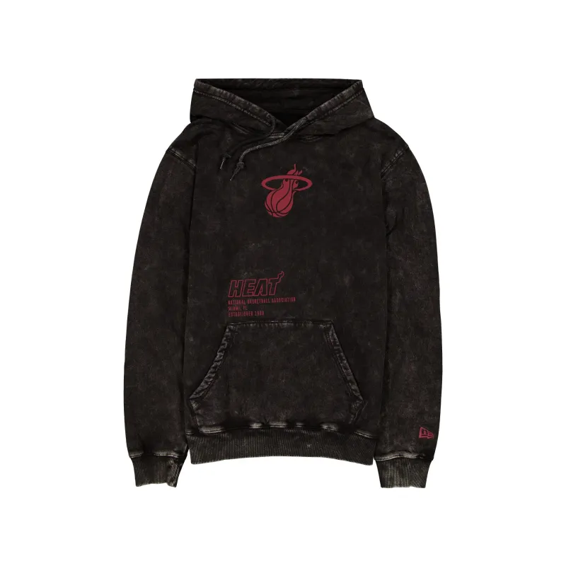 Miami Heat Sport Night Black Hoodie sold by New Era