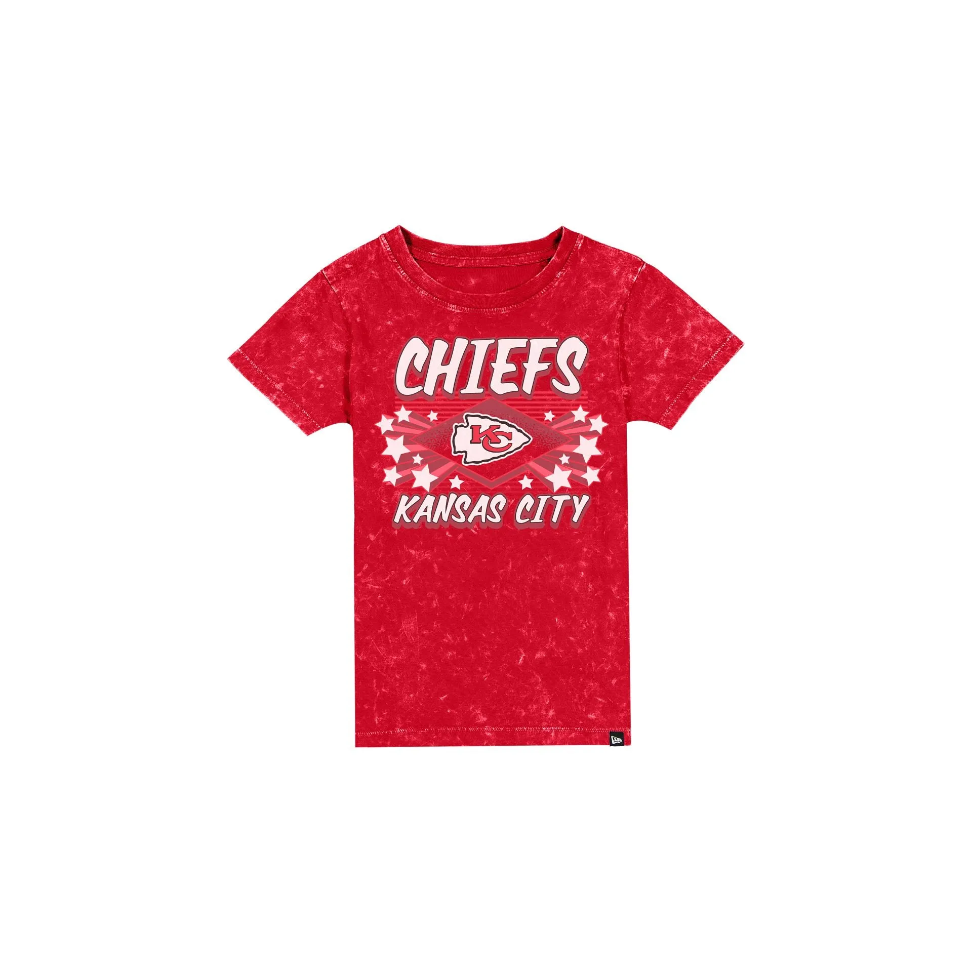 Kansas City Chiefs Girls Washed T-Shirt sold by New Era