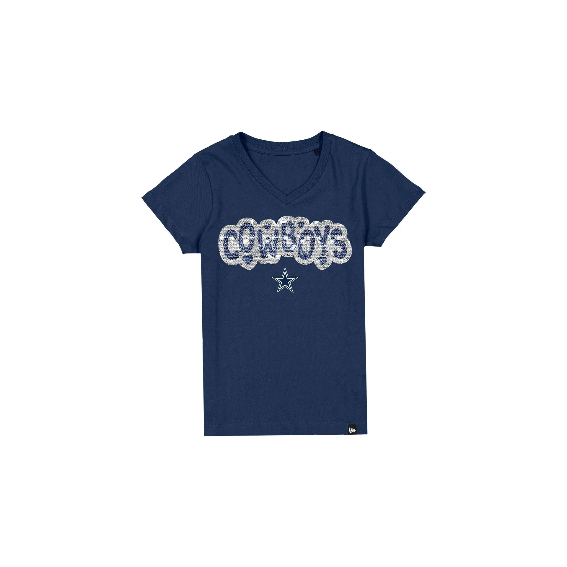 Dallas Cowboys Flip Sequin Girls T-Shirt sold by New Era product image thumbnail 3