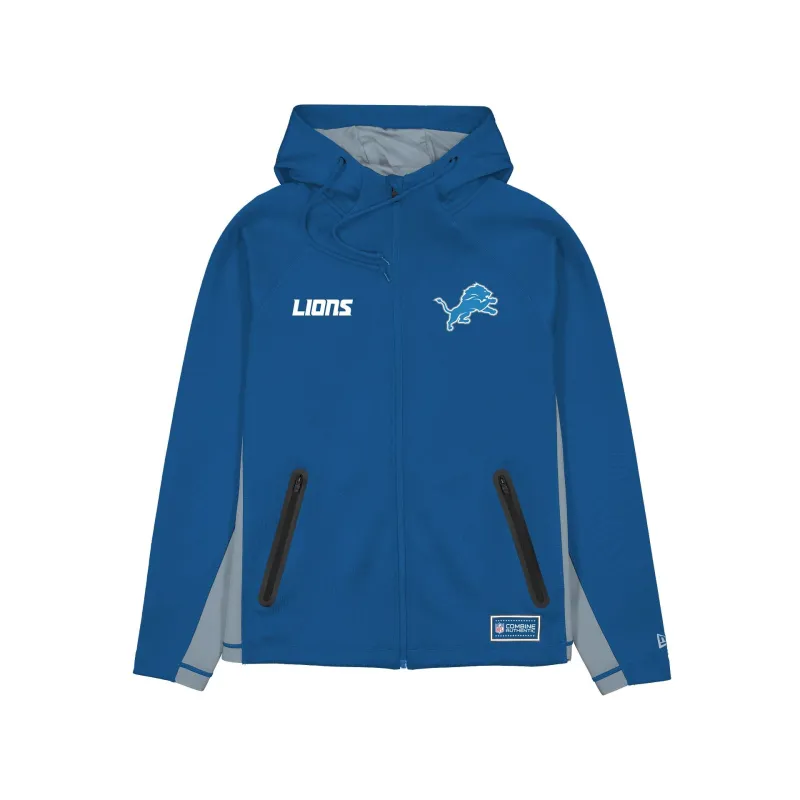 Detroit Lions Combine Full-Zip Hoodie sold by New Era