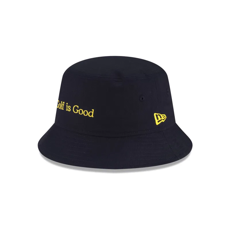 New Era Cap Golf is Good Navy Bucket Hat sold by New Era