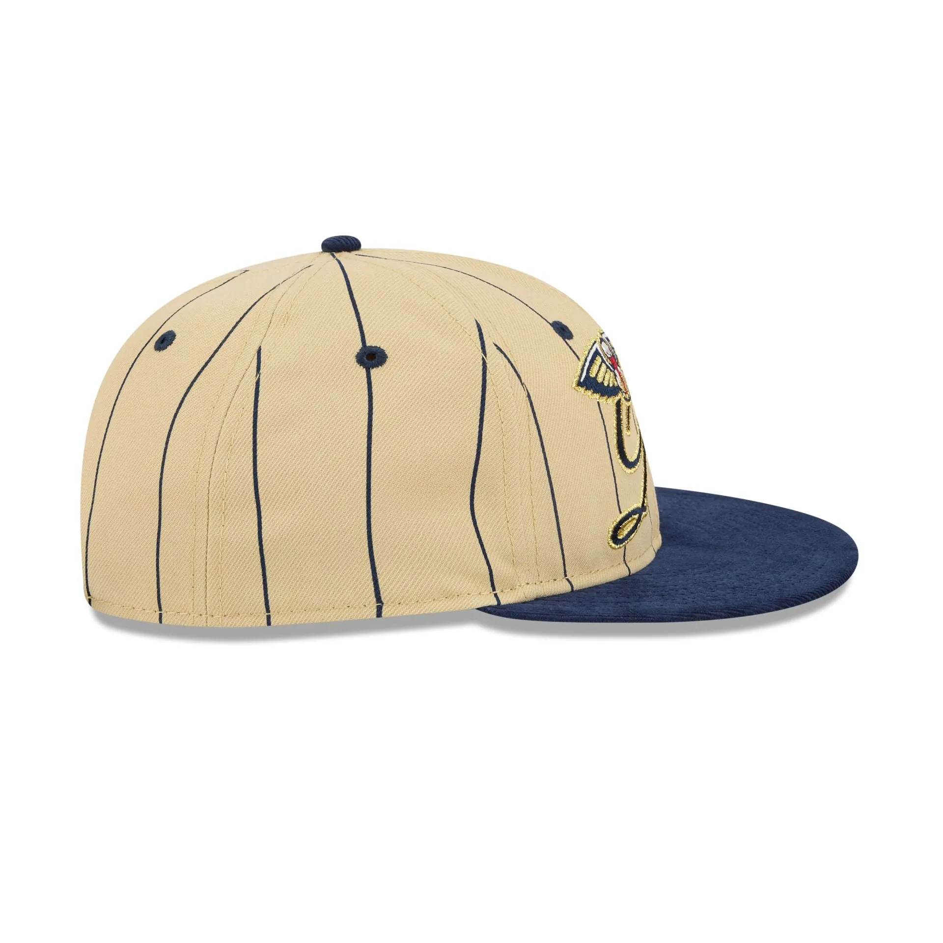 New Orleans Pelicans Pinstripe Script Retro Crown 9FIFTY Adjustable Hat sold by New Era product image thumbnail 5