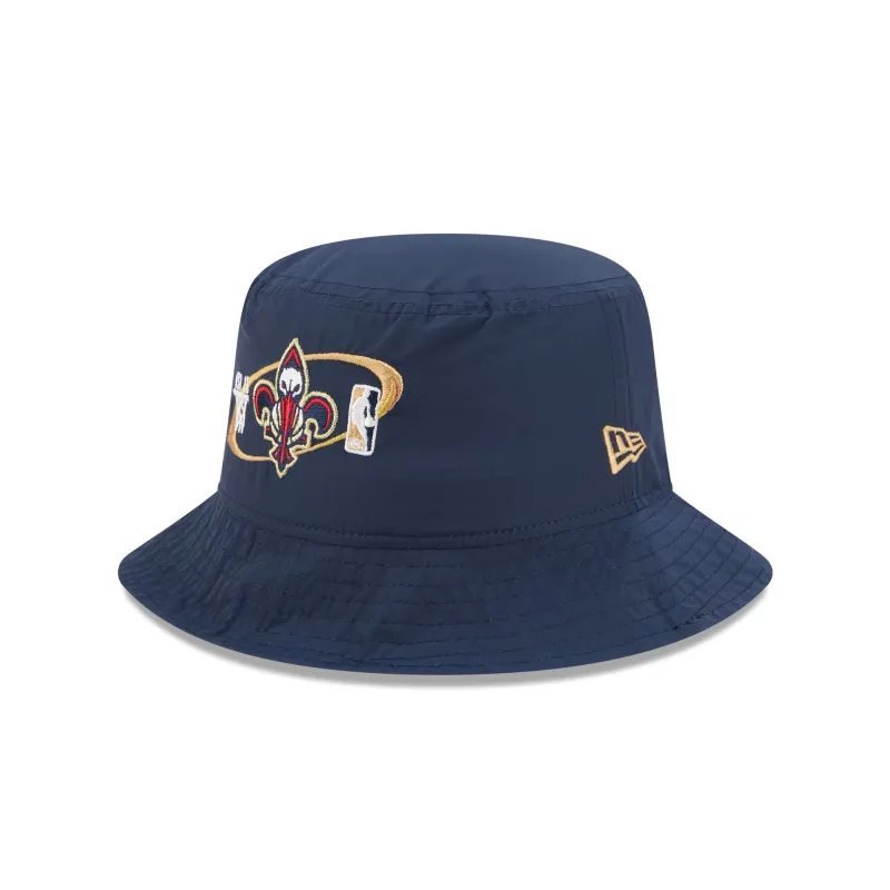 New Orleans Pelicans Nylon Logo Bucket Hat sold by New Era