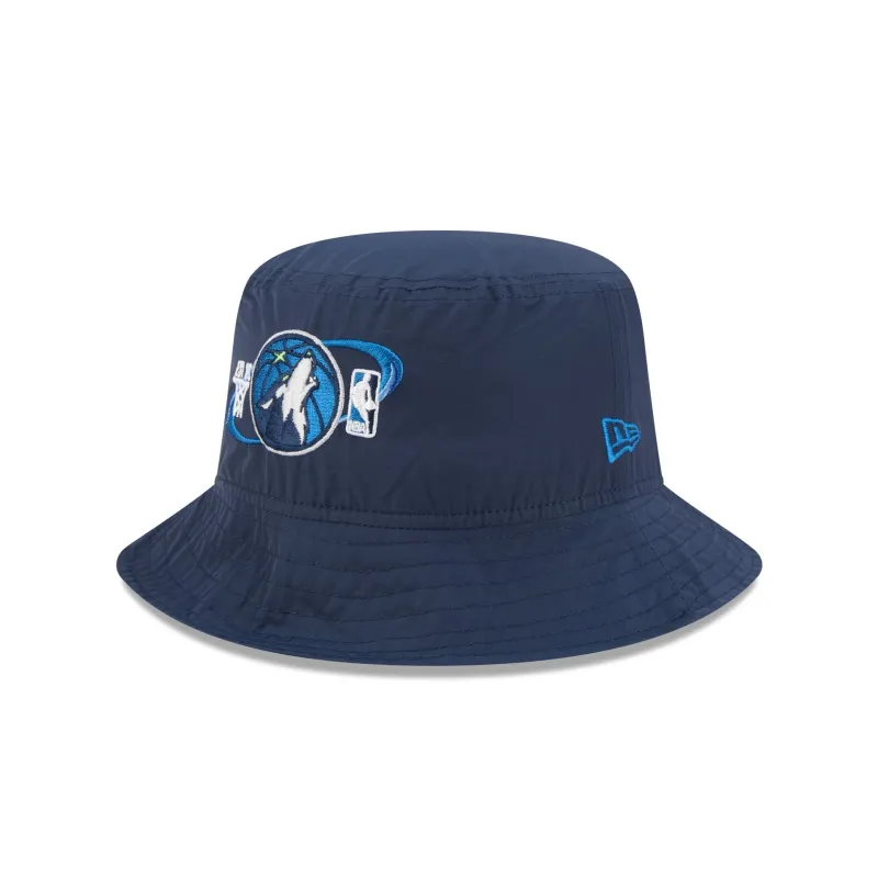 Minnesota Timberwolves Nylon Logo Bucket Hat sold by New Era