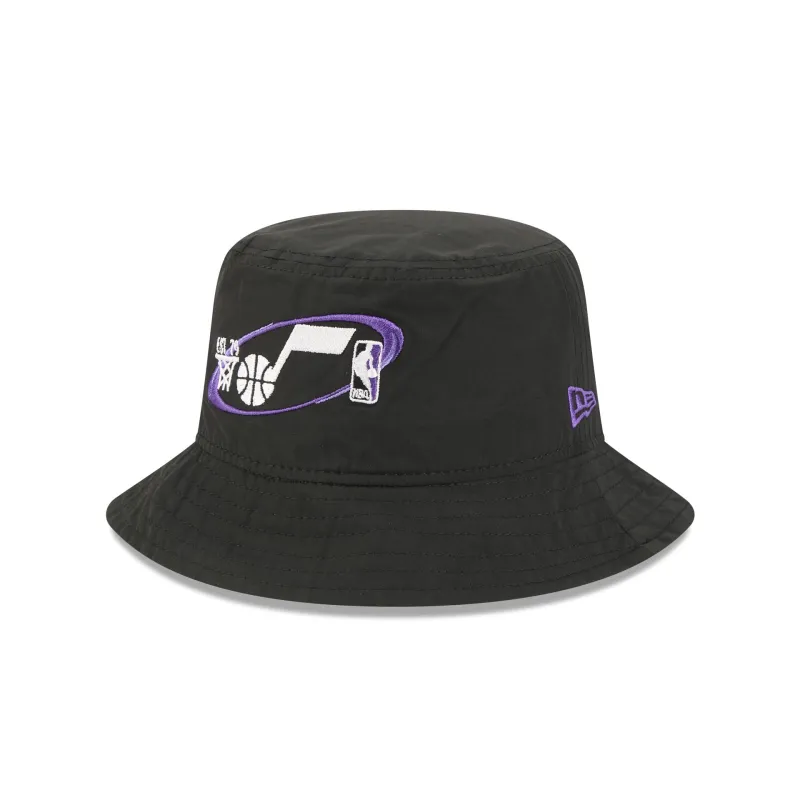 Utah Jazz Nylon Logo Bucket Hat sold by New Era