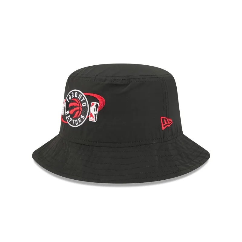 Toronto Raptors Nylon Logo Bucket Hat sold by New Era