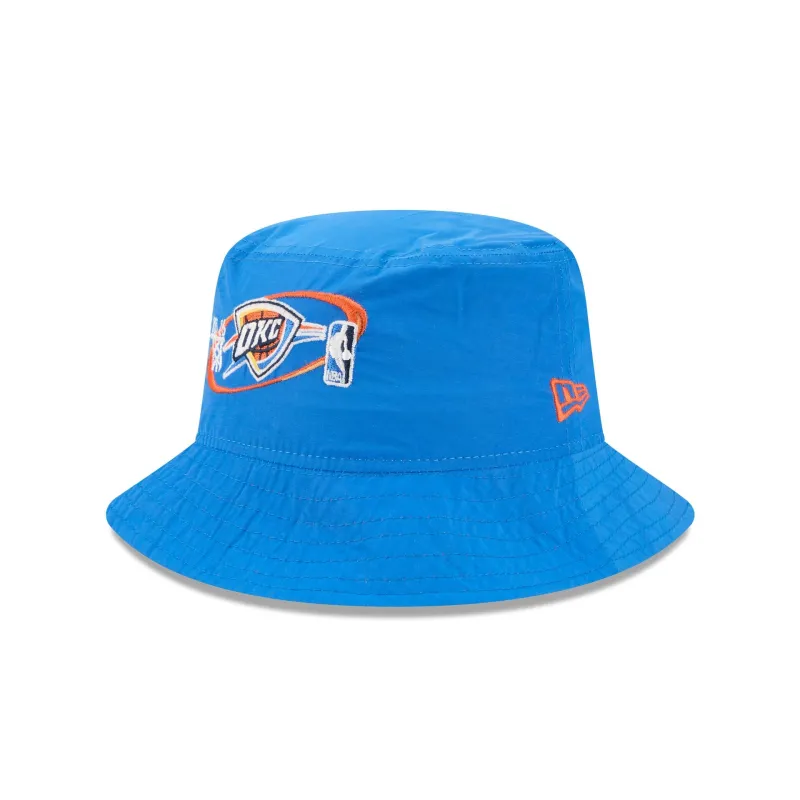 Oklahoma City Thunder Nylon Logo Bucket Hat sold by New Era