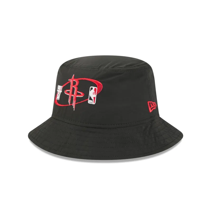 Houston Rockets Nylon Logo Bucket Hat sold by New Era
