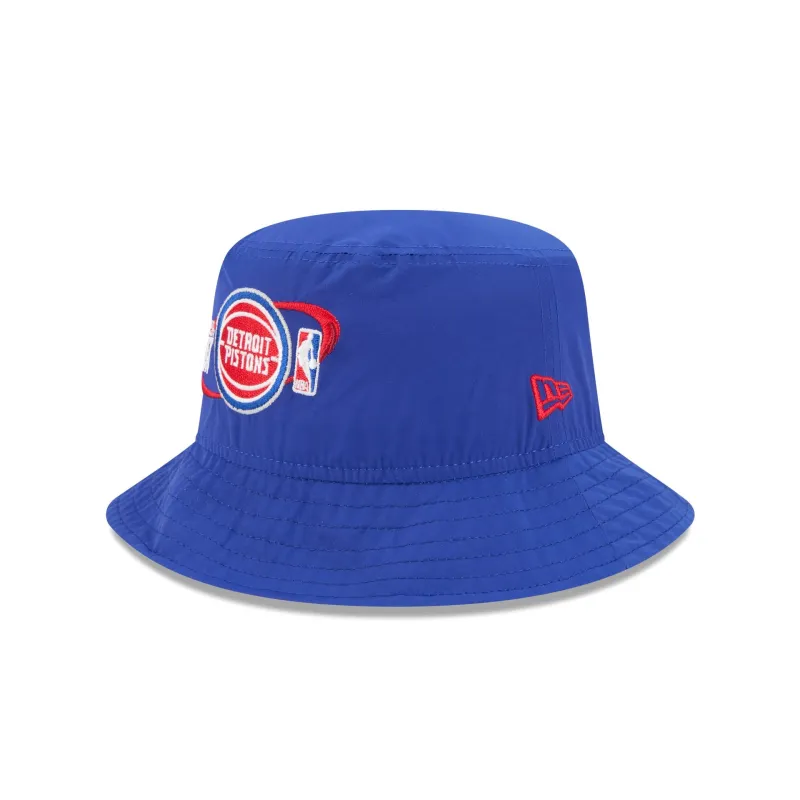 Detroit Pistons Nylon Logo Bucket Hat sold by New Era