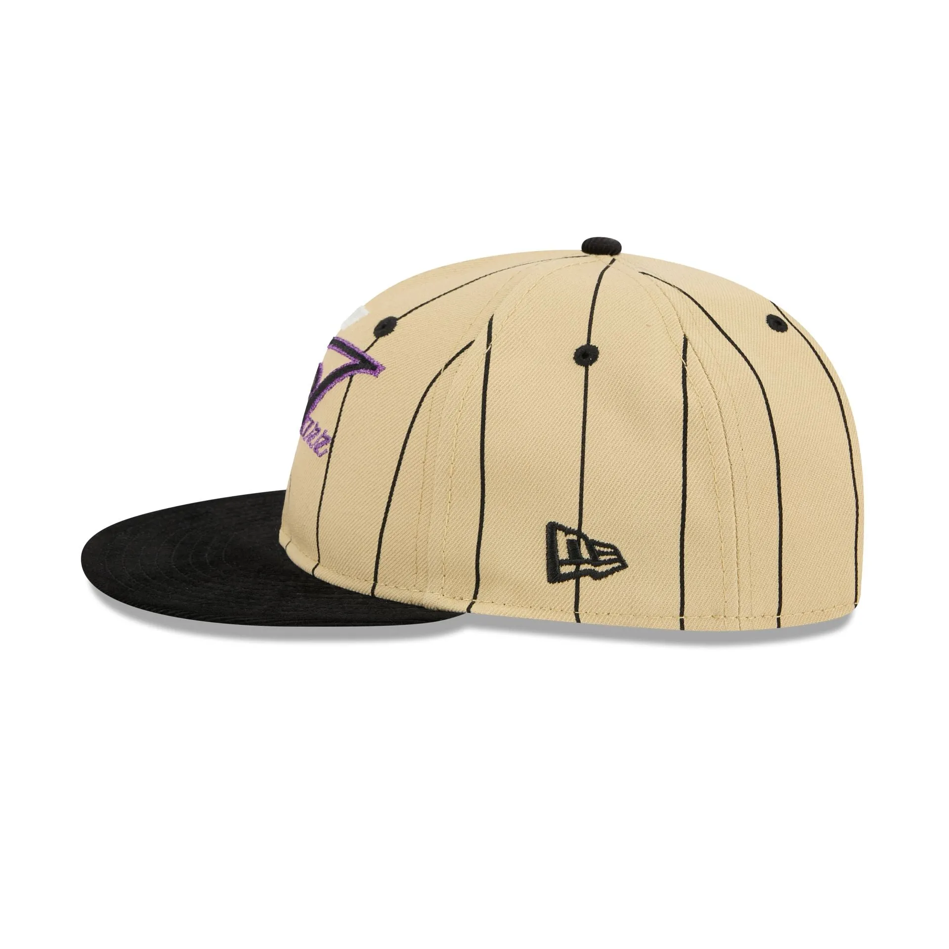 Utah Jazz Pinstripe Script Retro Crown 9FIFTY Adjustable Hat sold by New Era product image thumbnail 4