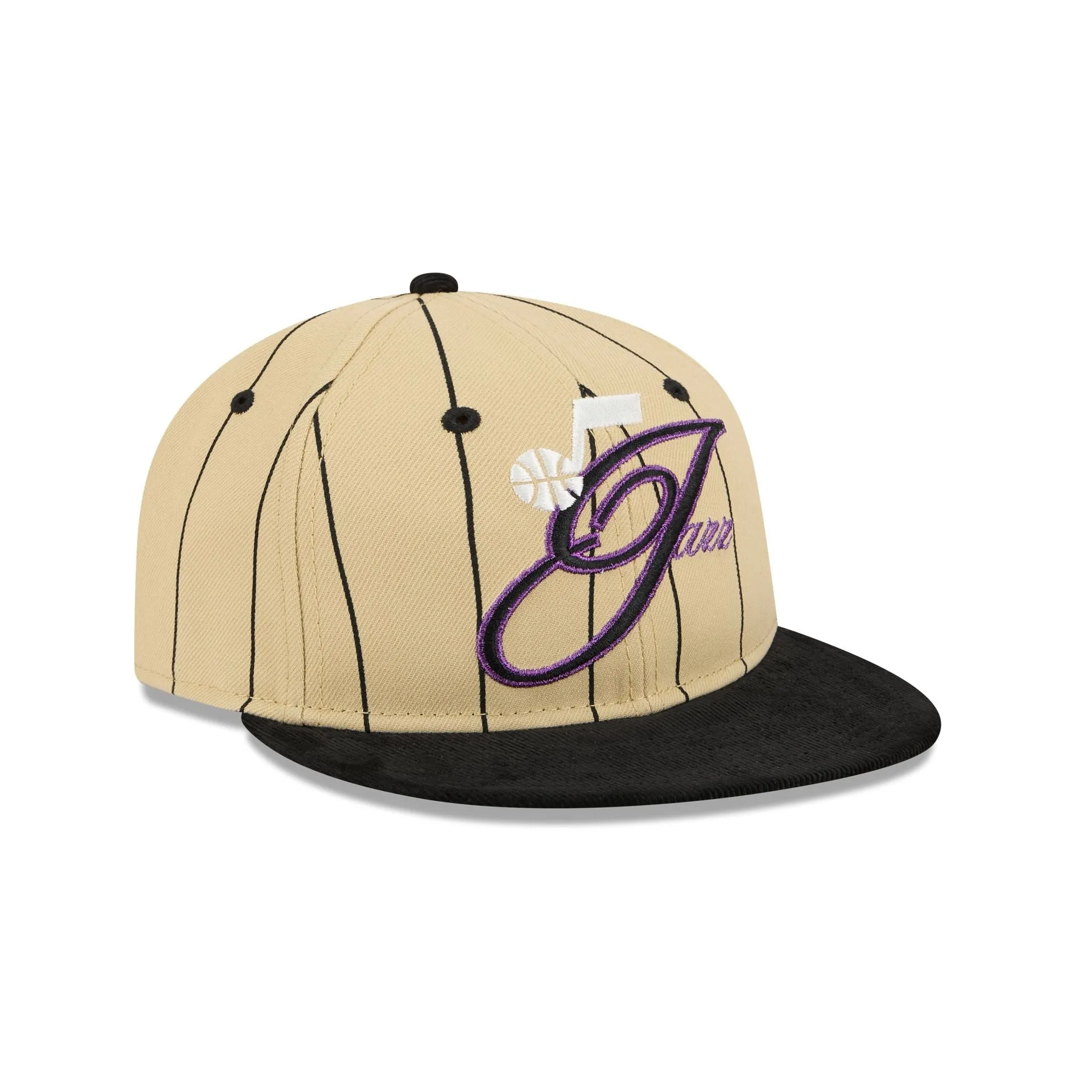 Utah Jazz Pinstripe Script Retro Crown 9FIFTY Adjustable Hat sold by New Era product image thumbnail 3
