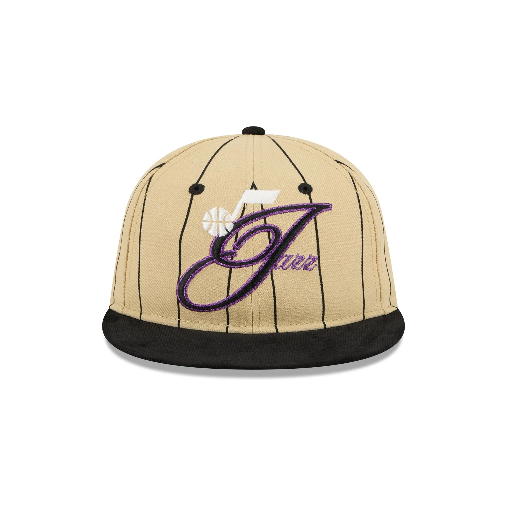 Utah Jazz Pinstripe Script Retro Crown 9FIFTY Adjustable Hat sold by New Era product image thumbnail 2