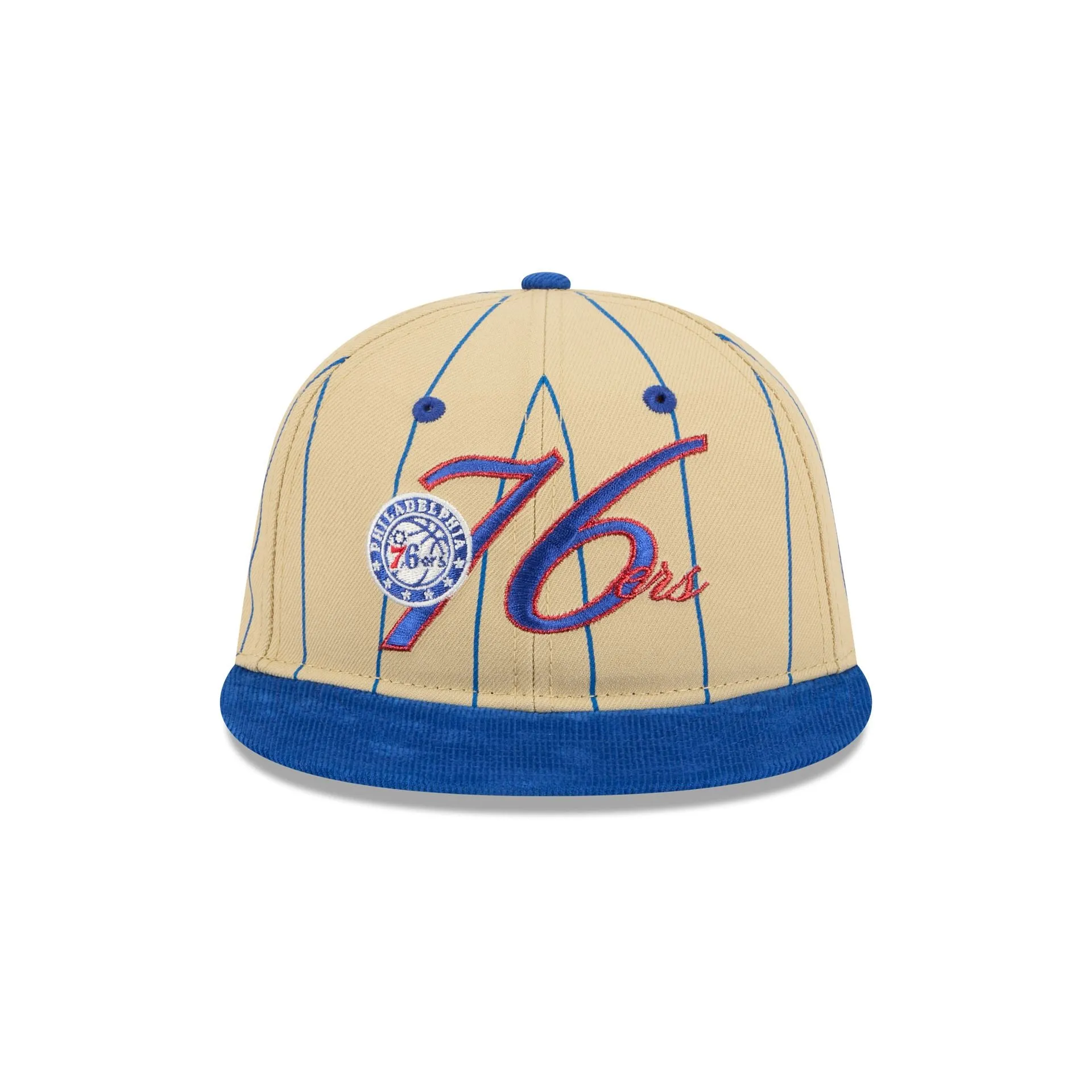 Philadelphia 76ers Pinstripe Script Retro Crown 9FIFTY Adjustable Hat sold by New Era product image thumbnail 2