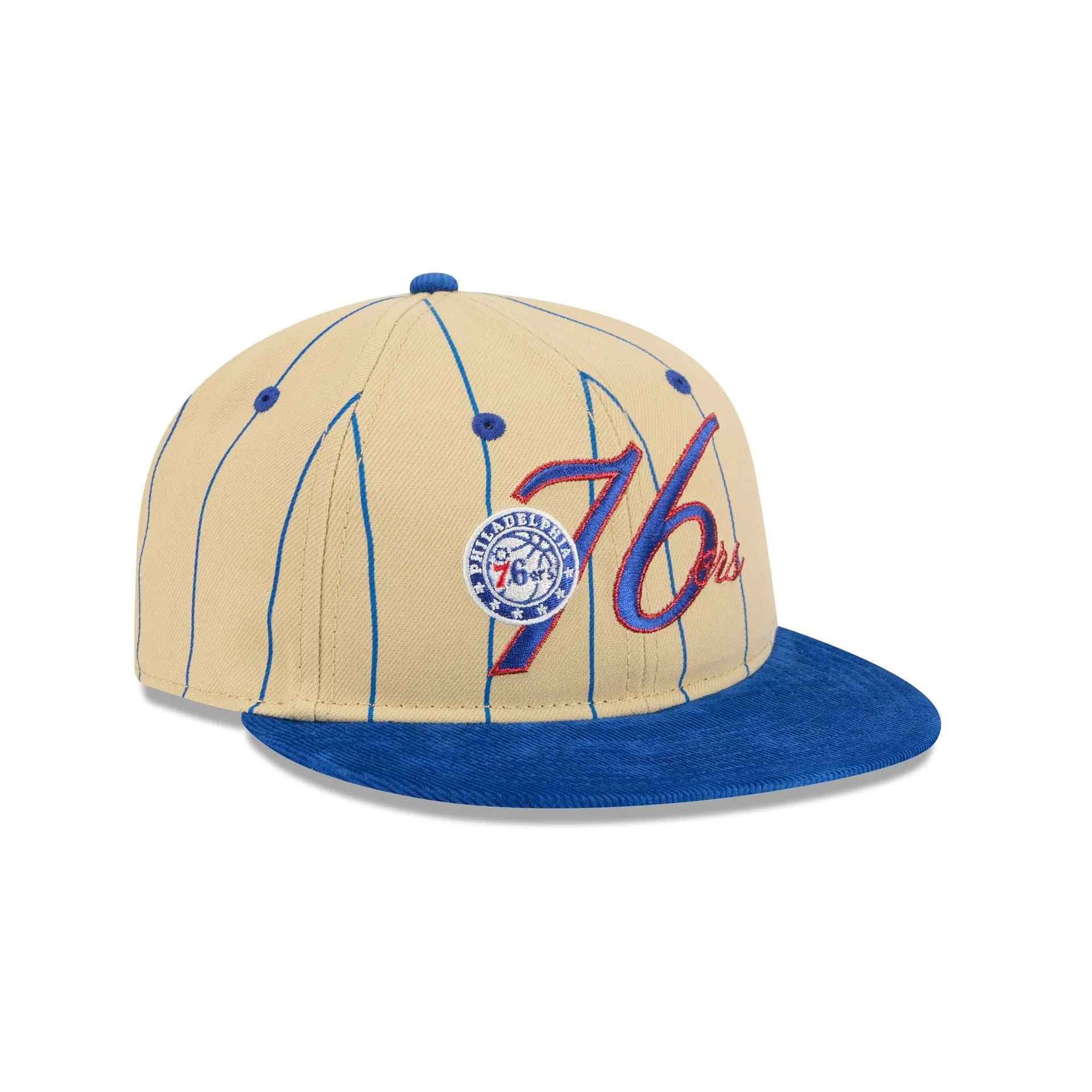 Philadelphia 76ers Pinstripe Script Retro Crown 9FIFTY Adjustable Hat sold by New Era product image thumbnail 3