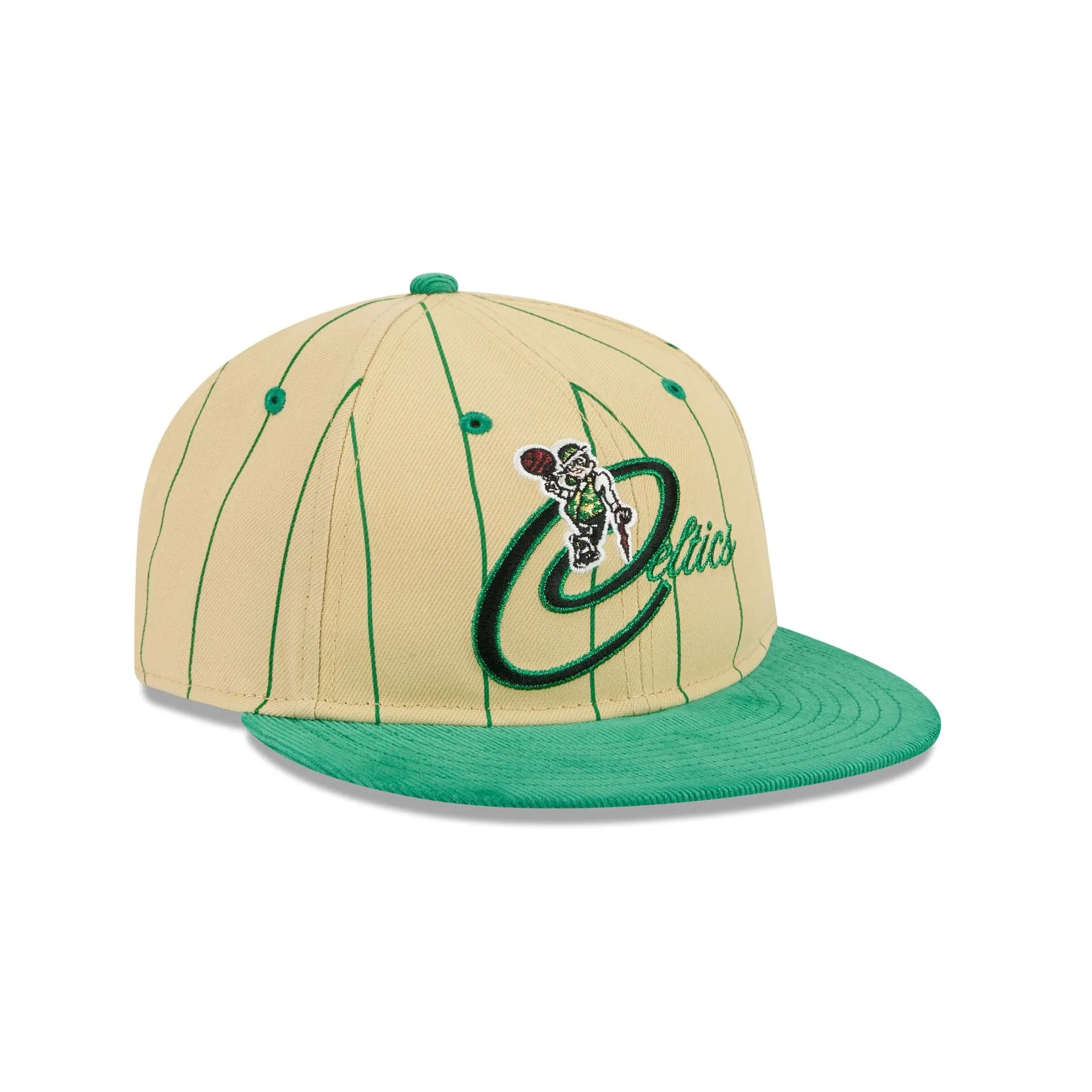 Boston Celtics Pinstripe Script Retro Crown 9FIFTY Adjustable Hat sold by New Era product image thumbnail 3