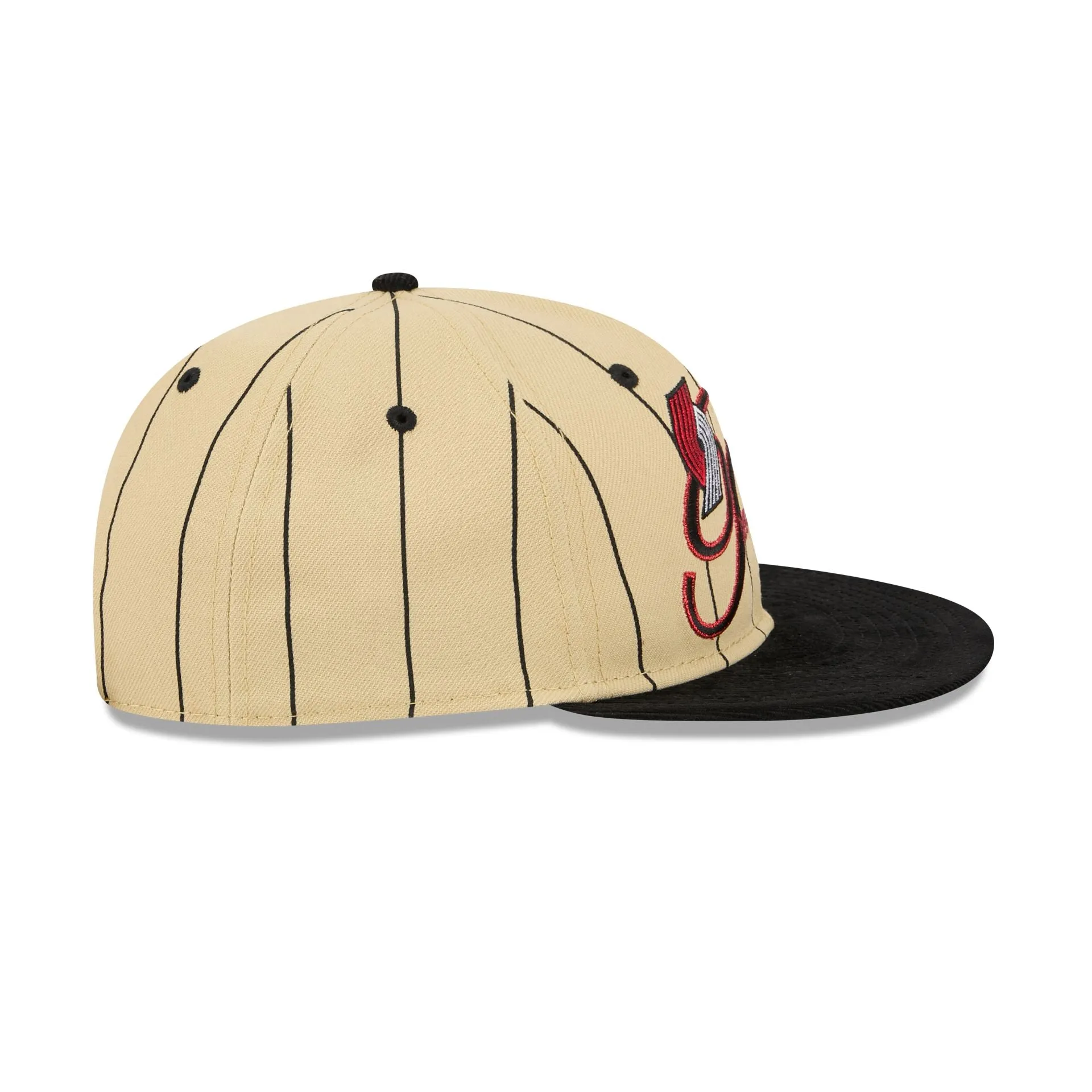 Portland Trail Blazers Pinstripe Script Retro Crown 9FIFTY Adjustable Hat sold by New Era product image thumbnail 5