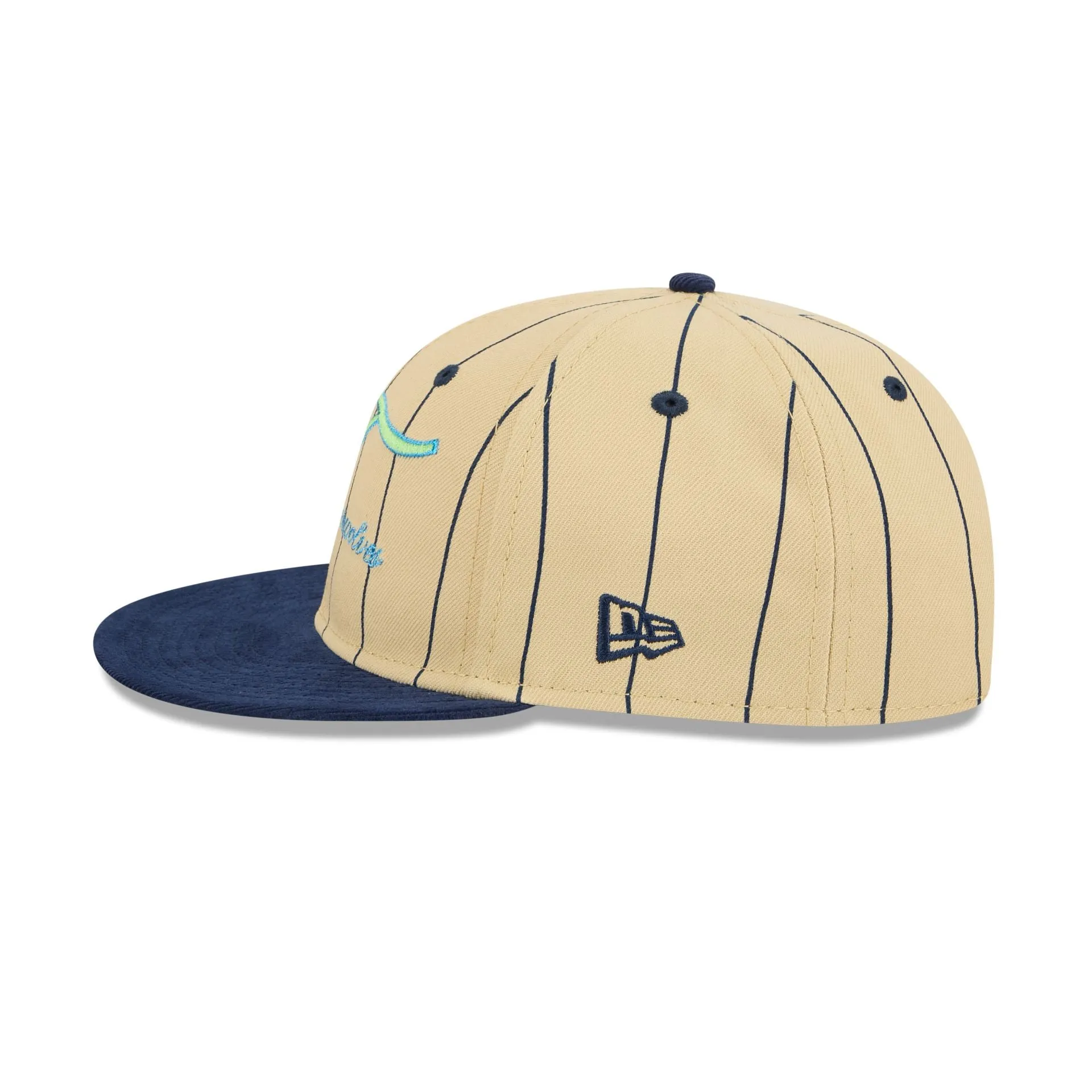 Minnesota Timberwolves Pinstripe Script Retro Crown 9FIFTY Adjustable Hat sold by New Era product image thumbnail 4