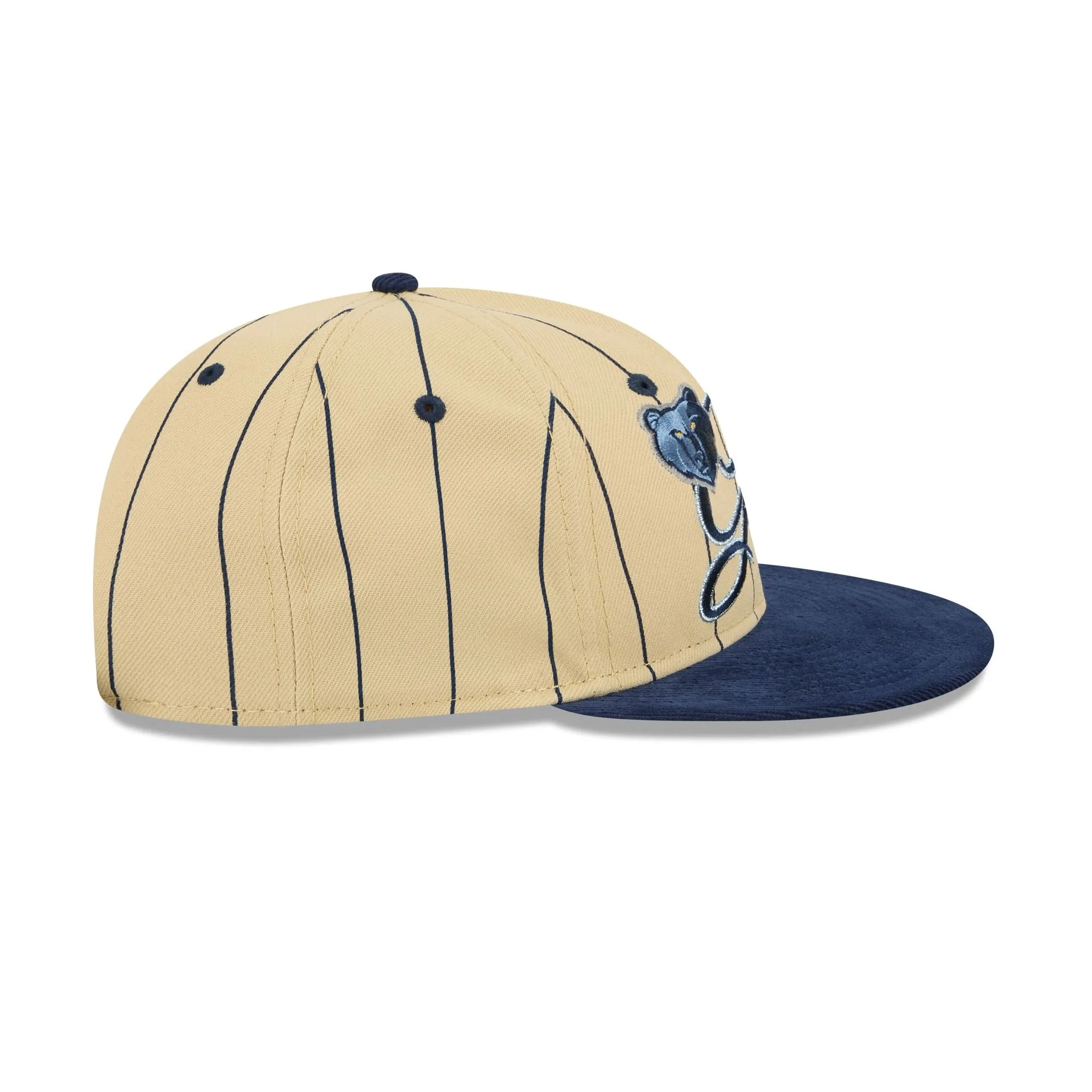 Memphis Grizzlies Pinstripe Script Retro Crown 9FIFTY Adjustable Hat sold by New Era product image thumbnail 5