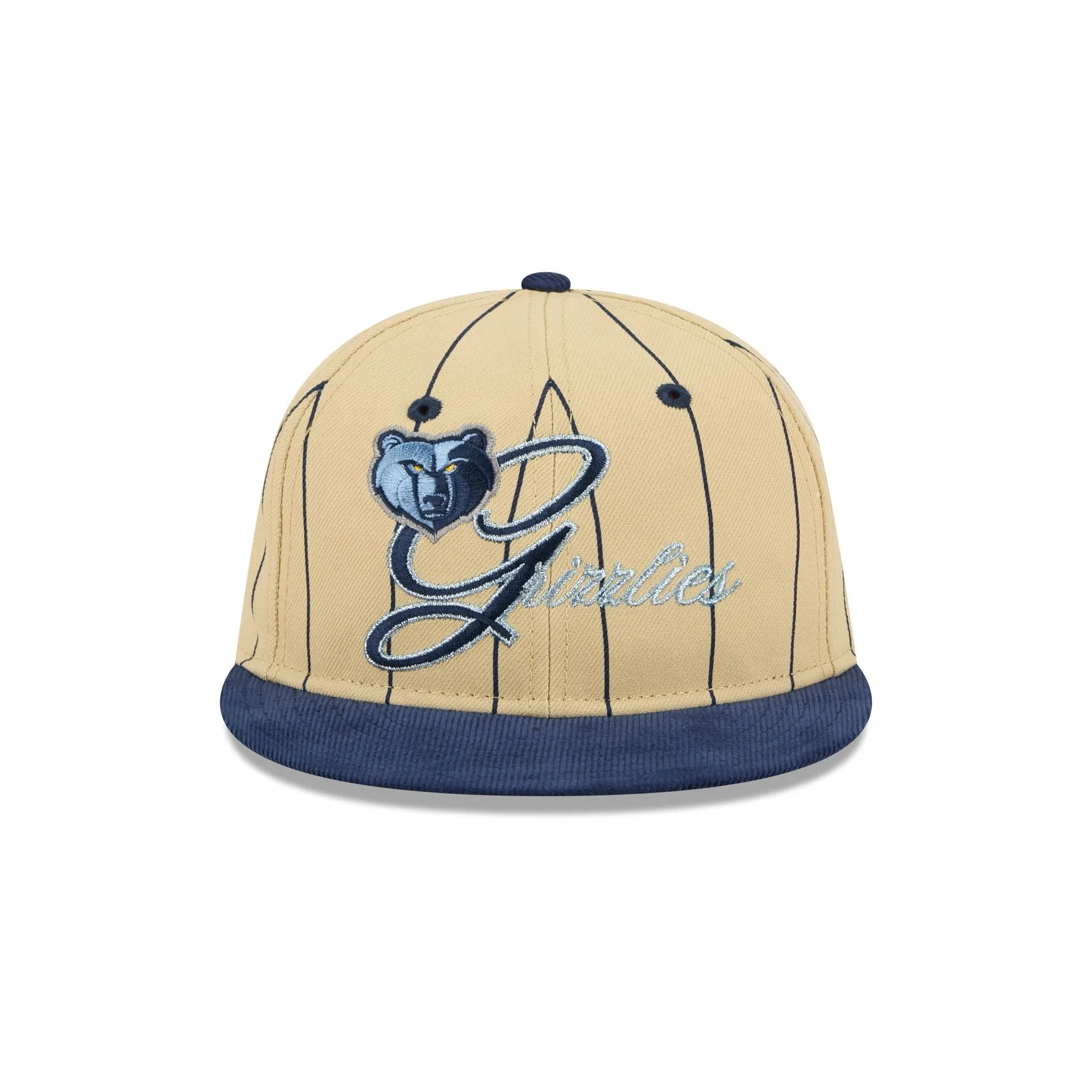 Memphis Grizzlies Pinstripe Script Retro Crown 9FIFTY Adjustable Hat sold by New Era product image thumbnail 2