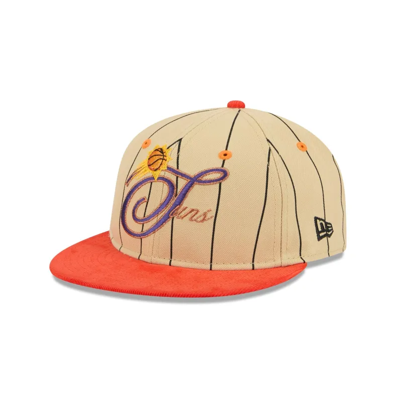 Phoenix Suns Pinstripe Script Retro Crown 9FIFTY Adjustable Hat sold by New Era