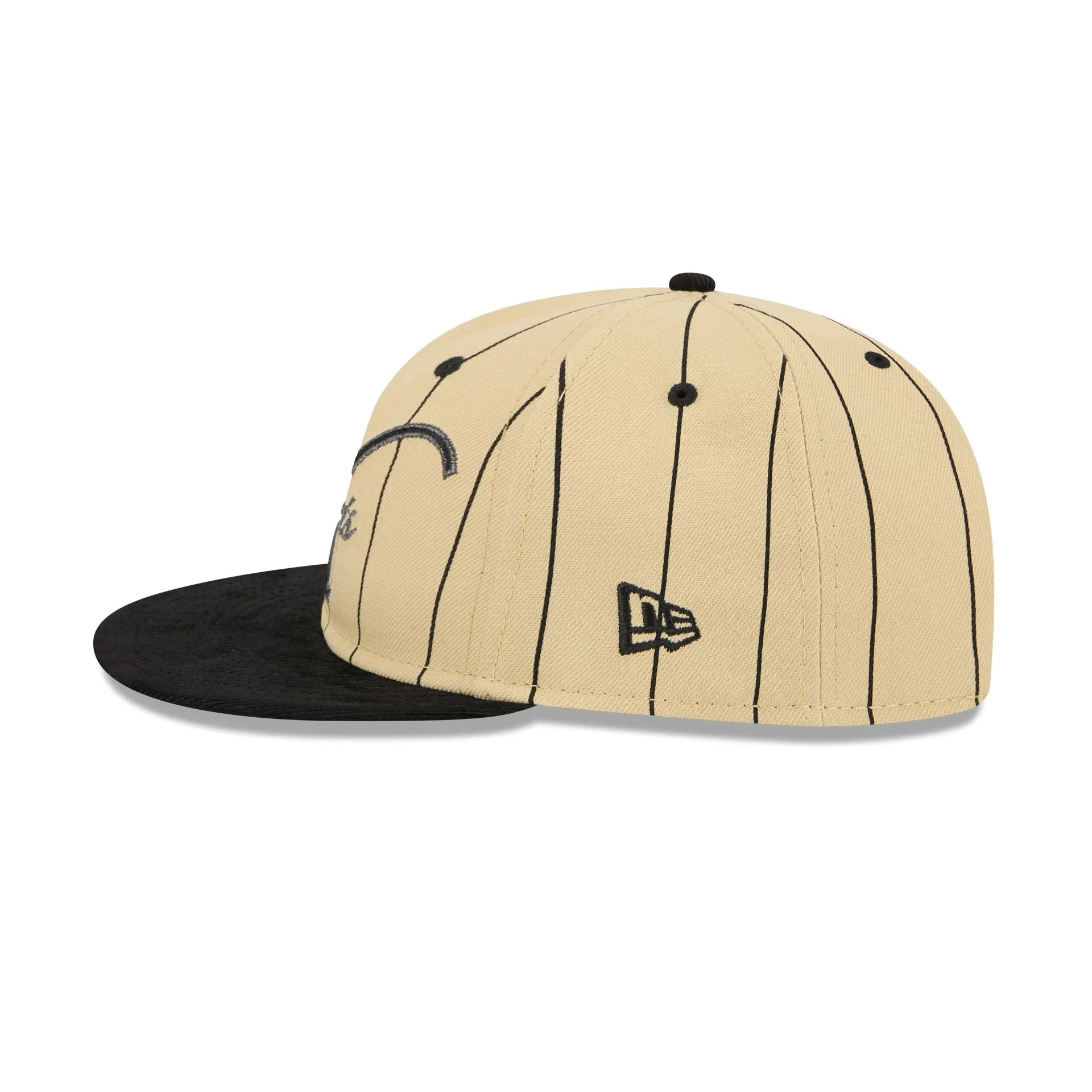 Brooklyn Nets Pinstripe Script Retro Crown 9FIFTY Adjustable Hat sold by New Era product image thumbnail 4
