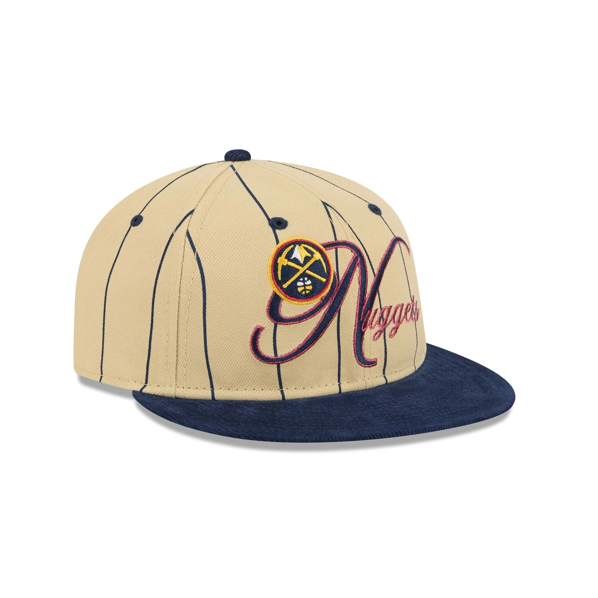 Denver Nuggets Pinstripe Script Retro Crown 9FIFTY Adjustable Hat sold by New Era product image thumbnail 3