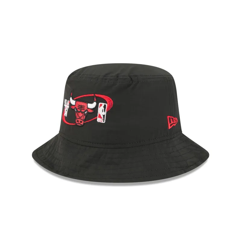 Chicago Bulls Nylon Logo Bucket Hat sold by New Era