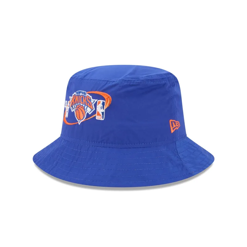New York Knicks Nylon Logo Bucket Hat sold by New Era