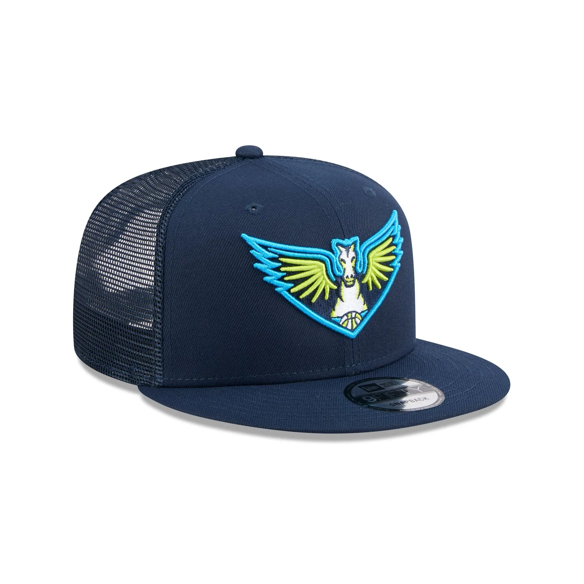 Dallas Wings Navy 9FIFTY Trucker Hat sold by New Era product image thumbnail 3