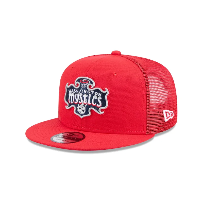Washington Mystics Red 9FIFTY Trucker Hat sold by New Era