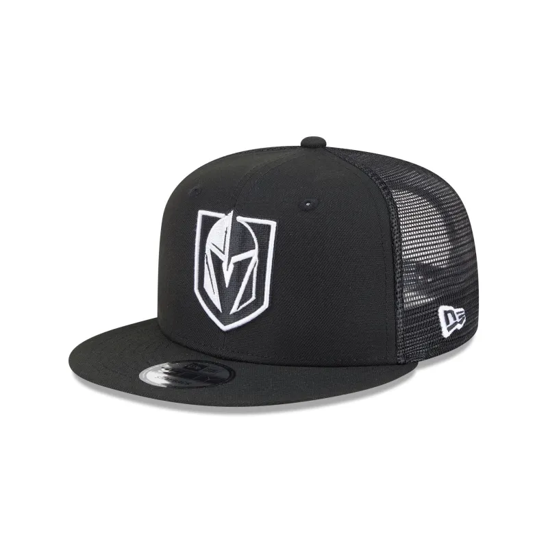 Vegas Golden Knights Black 9FIFTY Trucker Hat sold by New Era