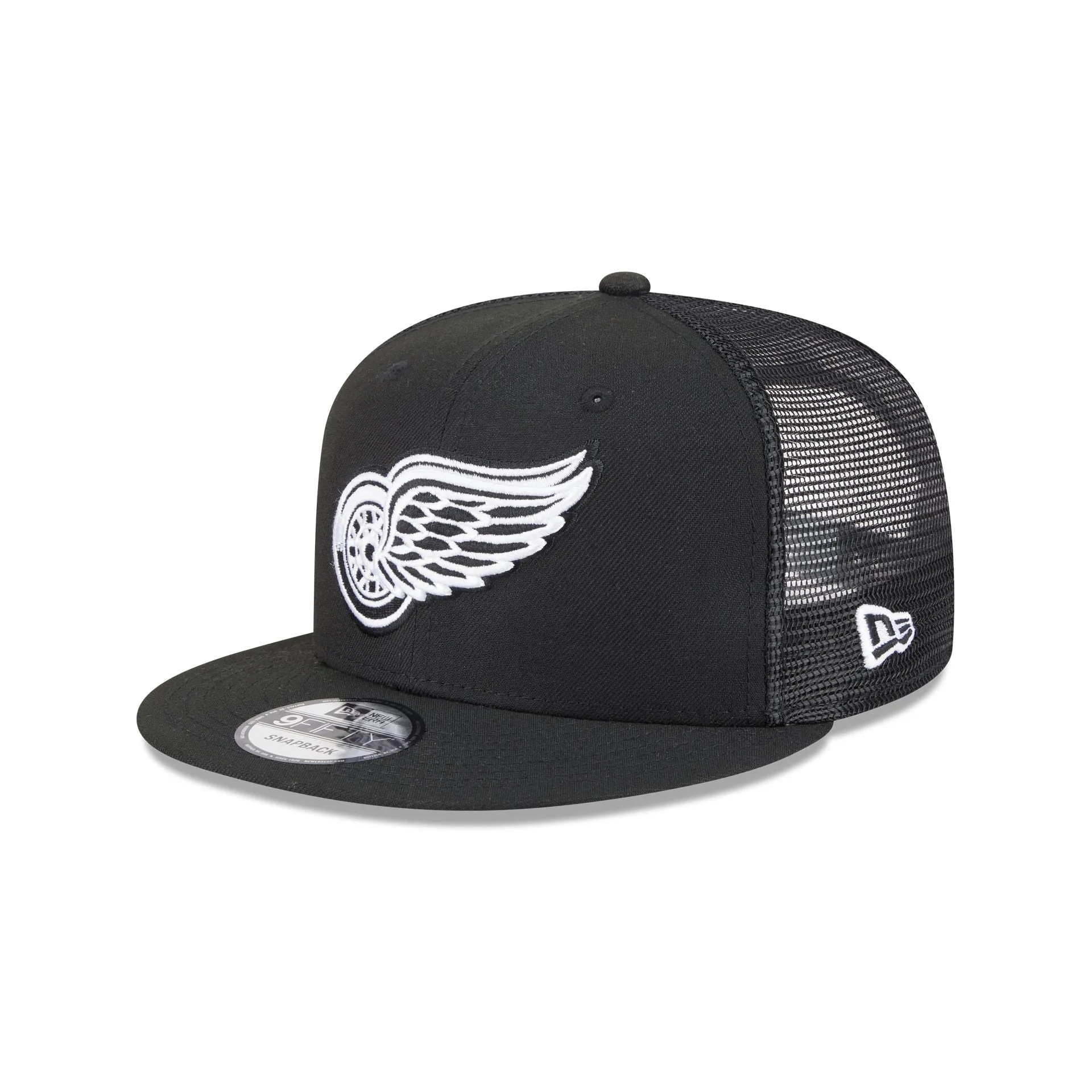 Detroit Red Wings Black 9FIFTY Trucker Hat sold by New Era