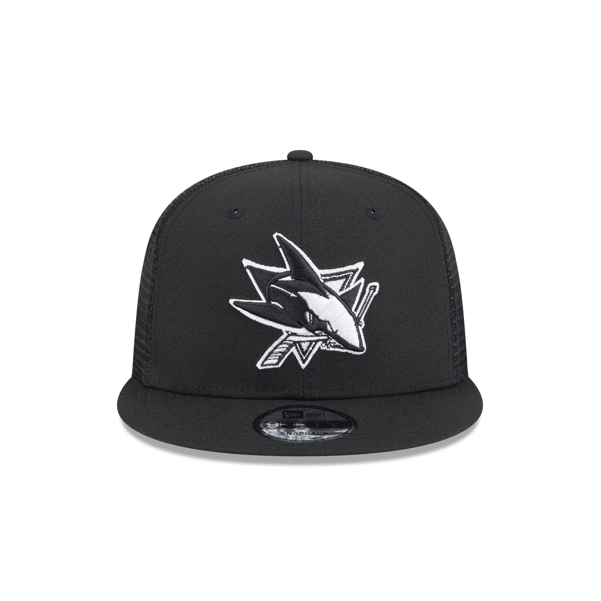 San Jose Sharks Black 9FIFTY Trucker Hat sold by New Era product image thumbnail 2